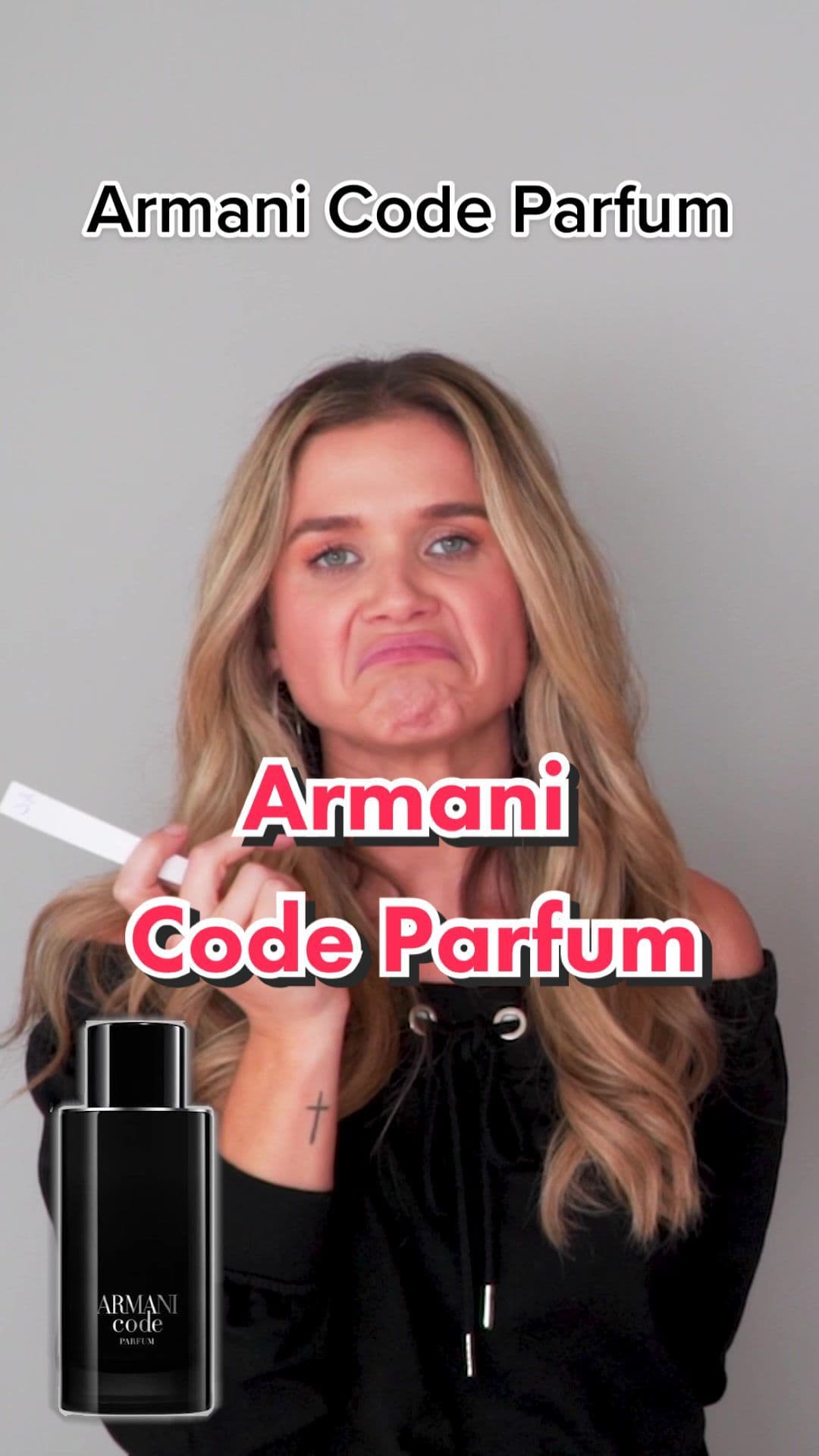 Armani Code Parfum has gotten alot of that good but not great reactions from the ladies. Here is Actress Anna Marie Dobbins testing it out. #armanicodeparfum #armanicode #fragrance #fragrances #cologne #parfum #fragrancetok #fragrancetiktok #smellgood #armani #REMDreamCheck 