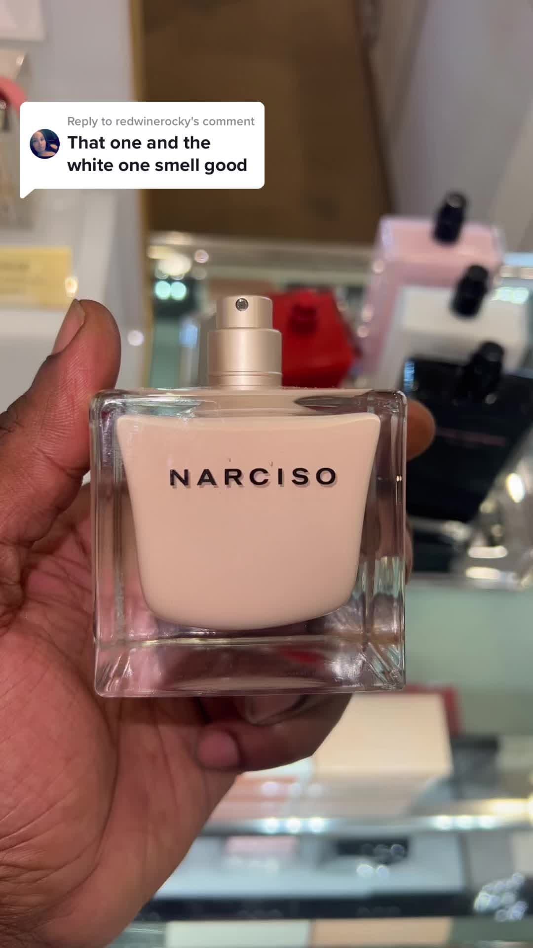 Replying to @redwinerocky #Narciso #NarcisoRodriguez #NarcisoRodriguezparfums #NarcisoPoudree #designer #perfume #designerperfume #Dillards #mallrun #errands #outside #shopping #retailtherapy #FUN #lifestyle #relaxreleaserecharge #smellgood #smellgreat #perfumista #fraghead #fragtok #fragrancetiktok #perfumetiktok #smellgoodtiktok #perfumecollector #fragrancefinds #newyork #nyc #nyny #miami #fl #la #cali #follow #YoFavoriteSissy #BarbieDollaBill #causebitcheslovefeedback #fragrancelover #fragranceaddict #4y #4u #4up #4upage #fy #fyp #foryoupage #fragrancesuggestions #fragrancearmy #yourfavoritesnackisempty #BlackGirlMagic #BlackBoyJoy #betterinBLACK