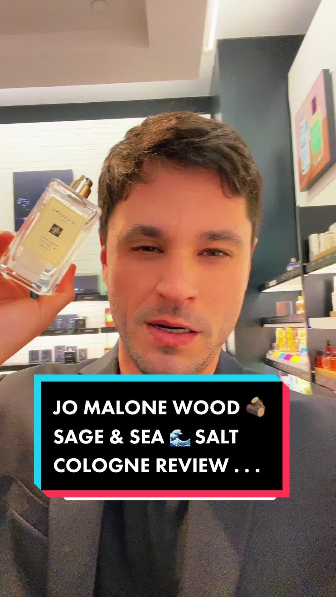 JO MALONE WOOD 🪵 SAGE & SEA 🌊 SALT COLOGNE REVIEW . . .  @jomalonelondon ! #fragrance #parfum #cologne #men #woman #guys #girls #foryou 