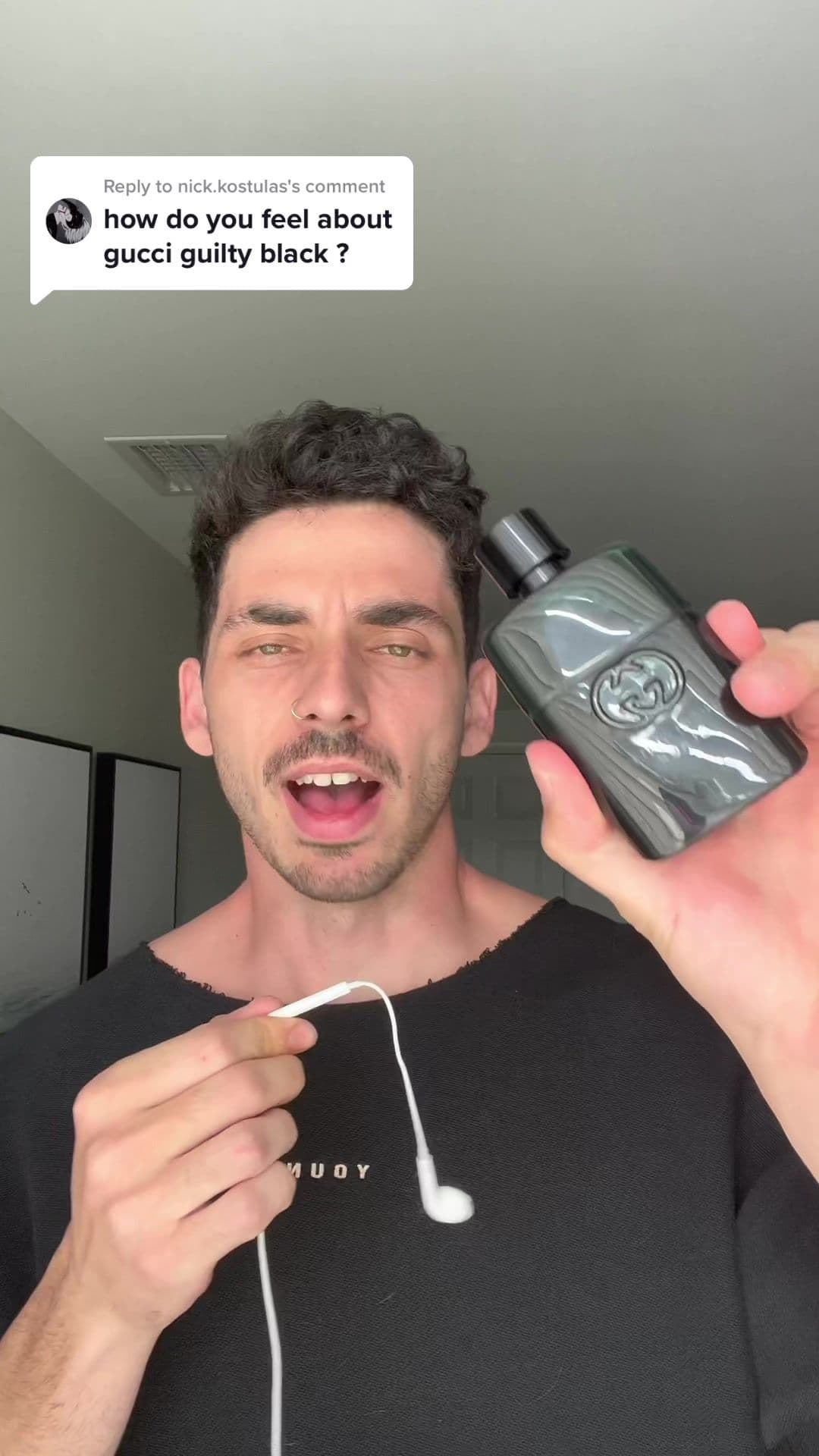 Replying to @nick.kostulas gucci guilty black, a good spring and summer fragrance? #fragrancetiktok #fragrancereview #mensfragrance #menscologne #jeremyfragrance #gucciguilty 