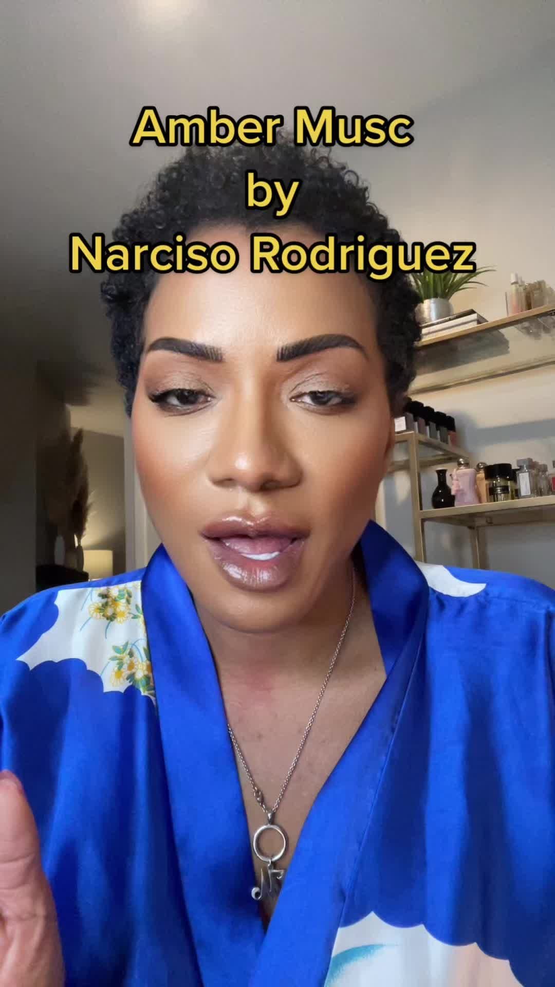 His best ever #narcisorodriguez #ambermusc #firstimpression #mothersdaygift #perfumetiktok #fragrancecollector #blackgirlssmellgood #fragrancecollection #parfum #perfumetok #fraghead #fraghead 