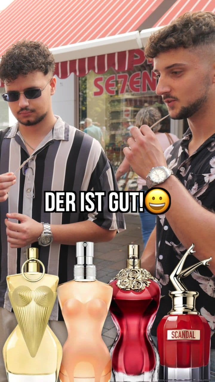 Jean Paul Gaultier Divine vs Classique EDT vs La Belle vs Scandal Le Parfum | Straßenumfrage! Hier geht es zur kompletten Straßenumfrage!😊 https://www.youtube.com/watch?v=wI2X-cje1AU #jeanpaulgaultier #jeanpaulgaultierclassique #jeanpaulgaultierlabelle #jeanpaulgaultierdivine #jeanpaulgaultierscandalleparfum #labelle #jeanpaulgaultierparfum #designerparfum #designerparfüm #designerparfums #designerperfume #straßenumfrage #straßenumfragen