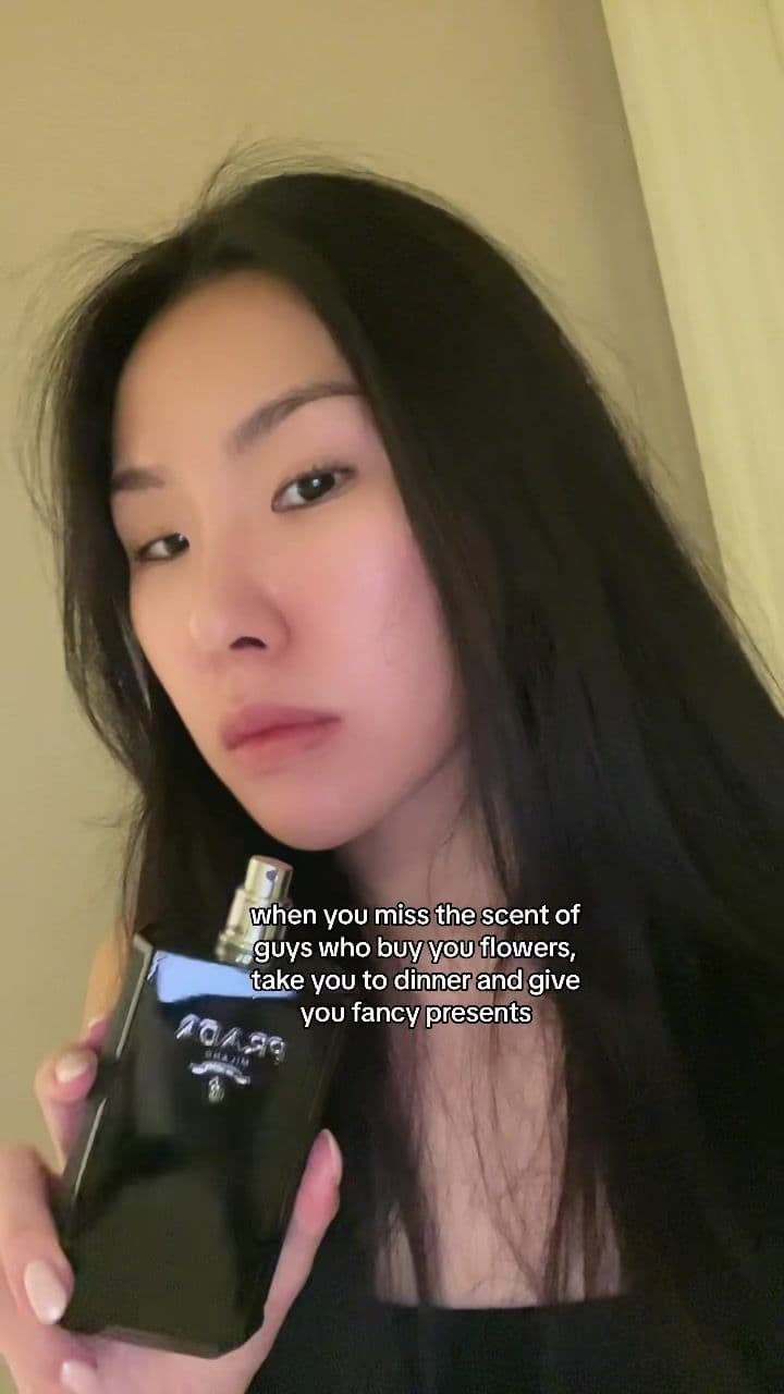 I might be talking about my brother but hey Prada L’Homme Intense is SO GOOD. #prada #pradalhommeintense #pradalhomme #perfume #perfumetok #perfumememes #relatable 