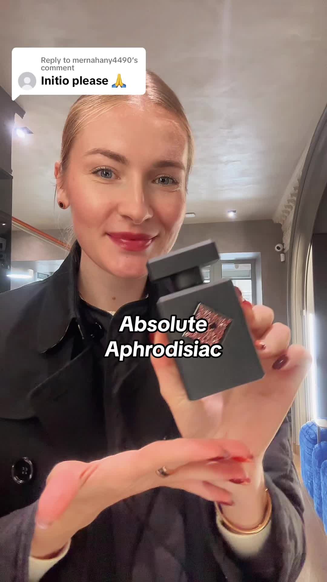 Replying to @mernahany4490 the shop doesn’t have tester strips so I had to improvise! @Shelby Coleman now I know what u mean by “this perfume will get u pregnant!” 🔥❤️‍🔥#perfumetiktok #perfumetok #maltatiktok #fragrancetiktok #initio #initioparfums #initiooudforgreatness #initiopsychedeliclove #initiorehab #initioparfumsprives 