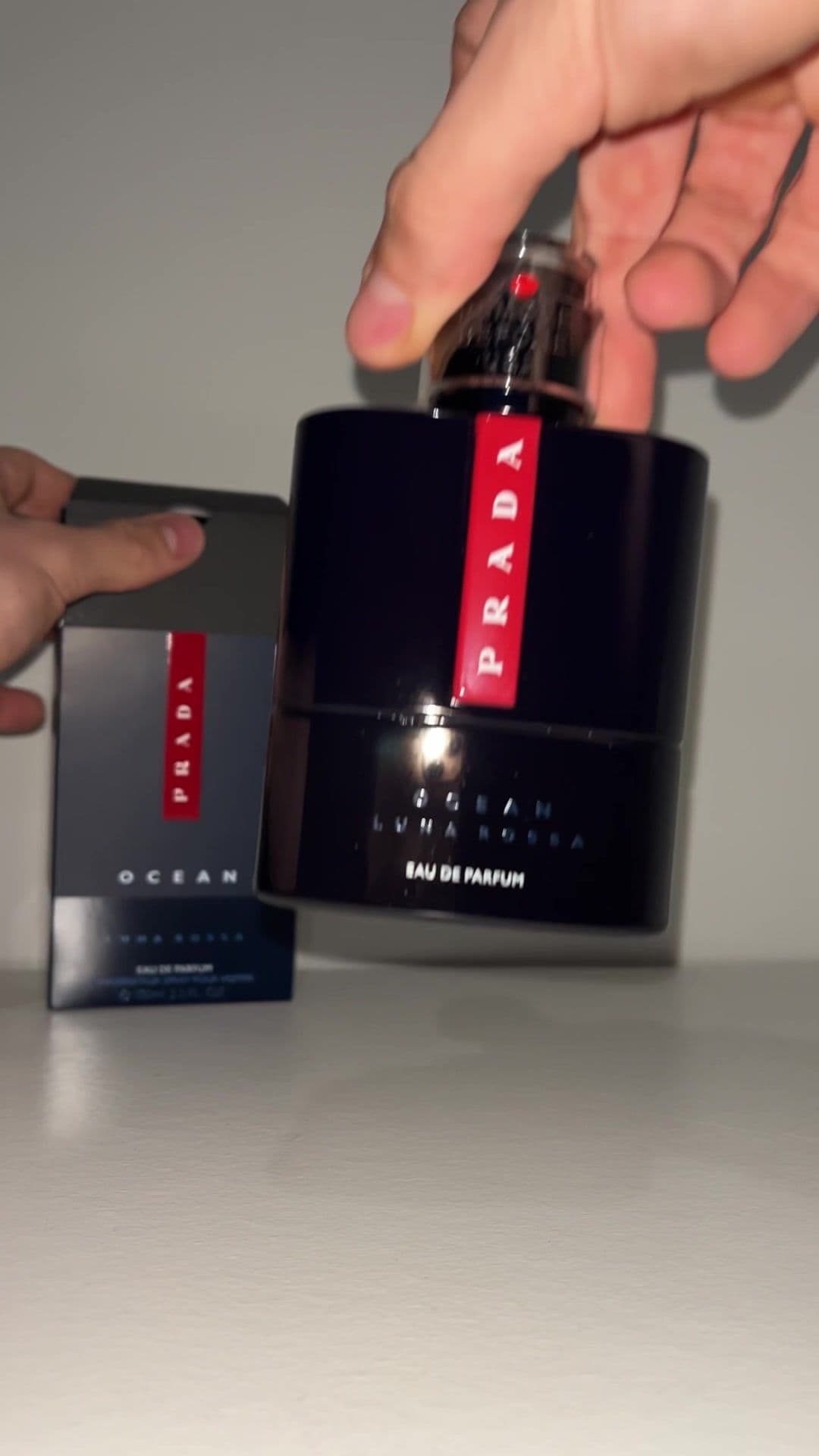 Prada Luna Rossa Ocean Eau de Parfum 🥇 #unboxing #prada #perfume #hombre #fyp 