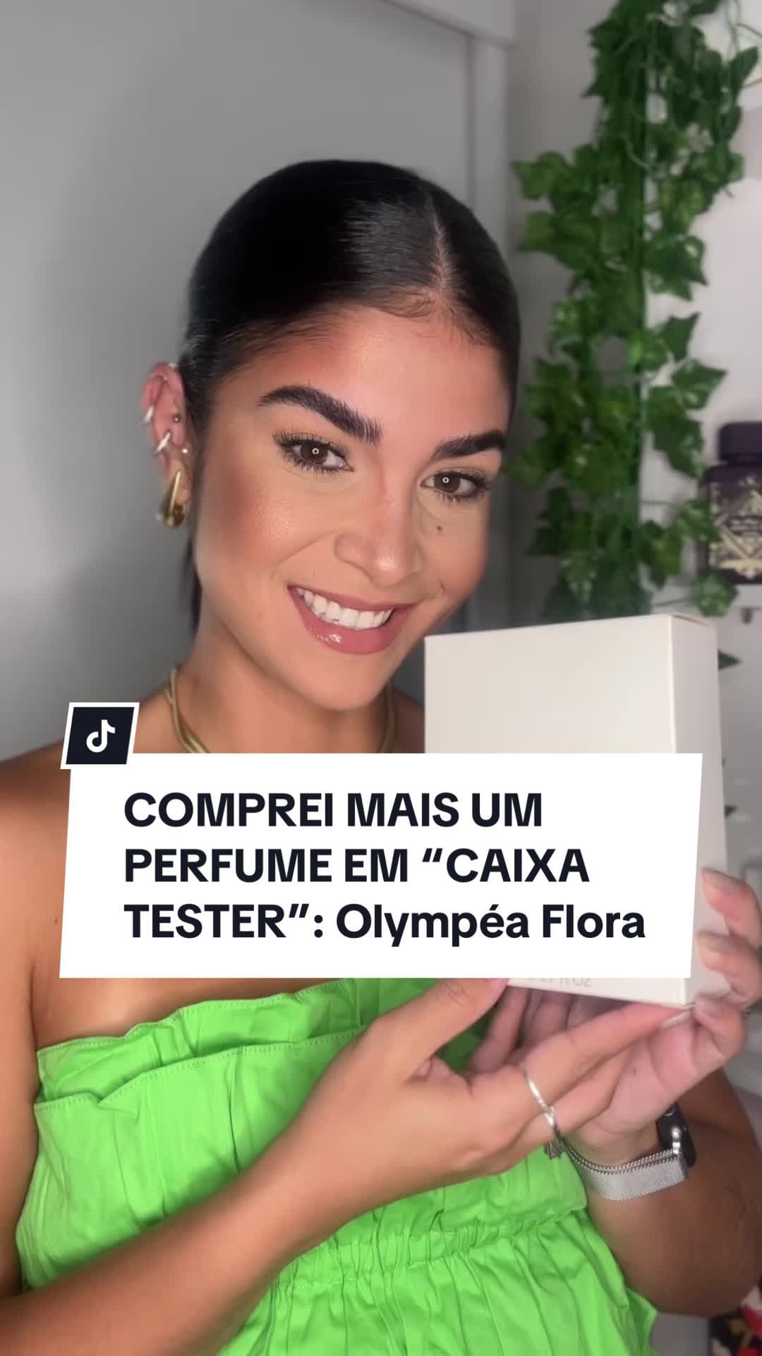 Meu Oympéa preferido! E o melhor, comprei “no precinho” 😍🌺 #perfume #perfumetiktok #perfumes #olympea #tester 