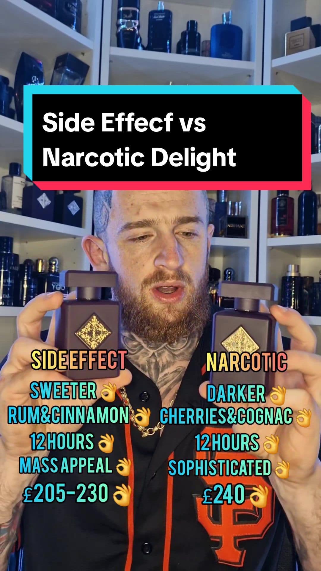 Side Effect vs Narcotic Delight #foryou #perfume #eauderagnar #perfumetok #fragrance #fragrancetiktok 