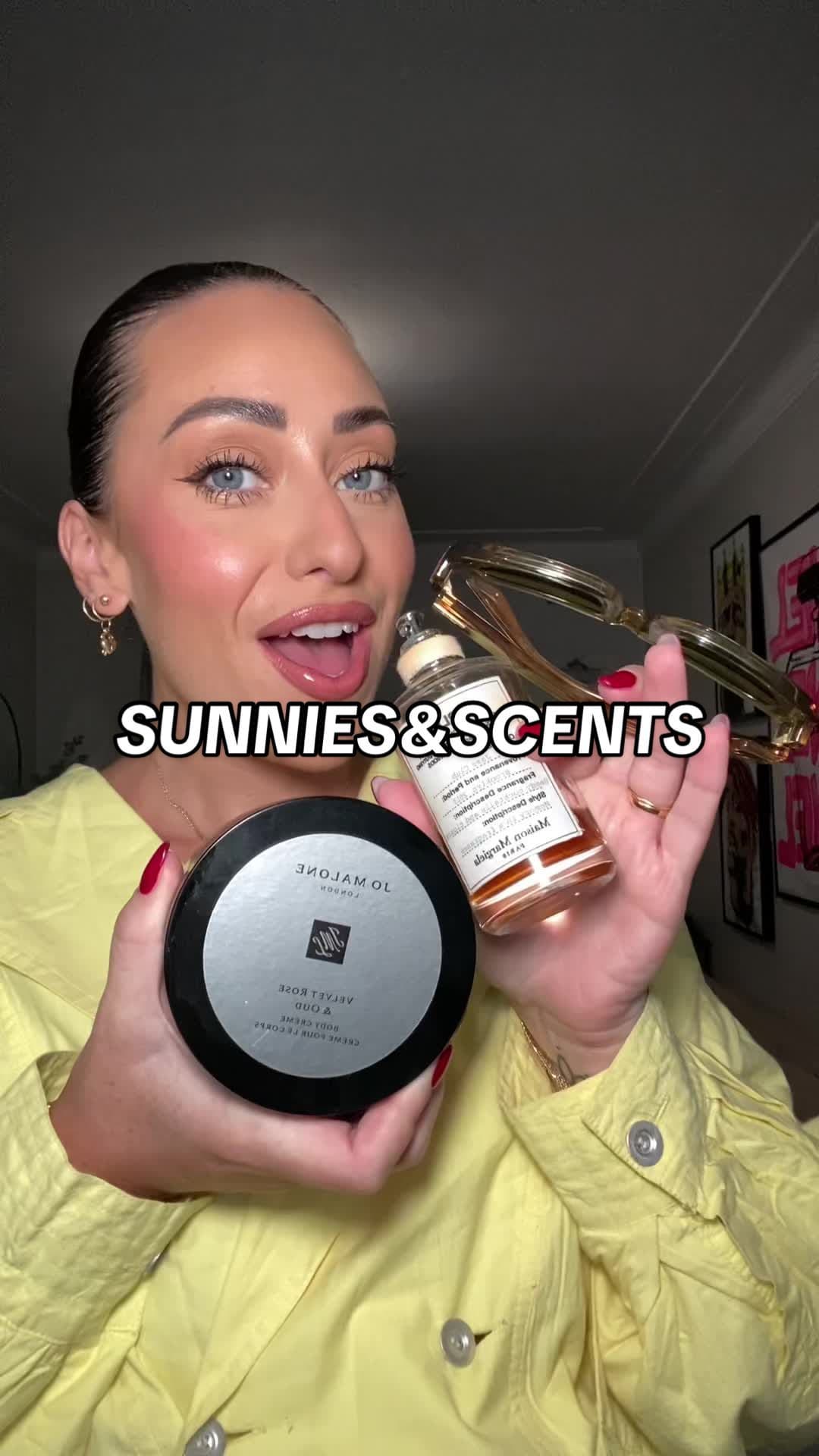 Todays scent is @Jo Malone London velvet rose & oud body creme with @Maison Margiela Replica Jazz Club and my sunnies are Bottega #sunnies #sunglasses #bottega #jomalone #maisonmargielafragrances #maisonmargiela #scentoftheday #fragrance #sunniesandscents 