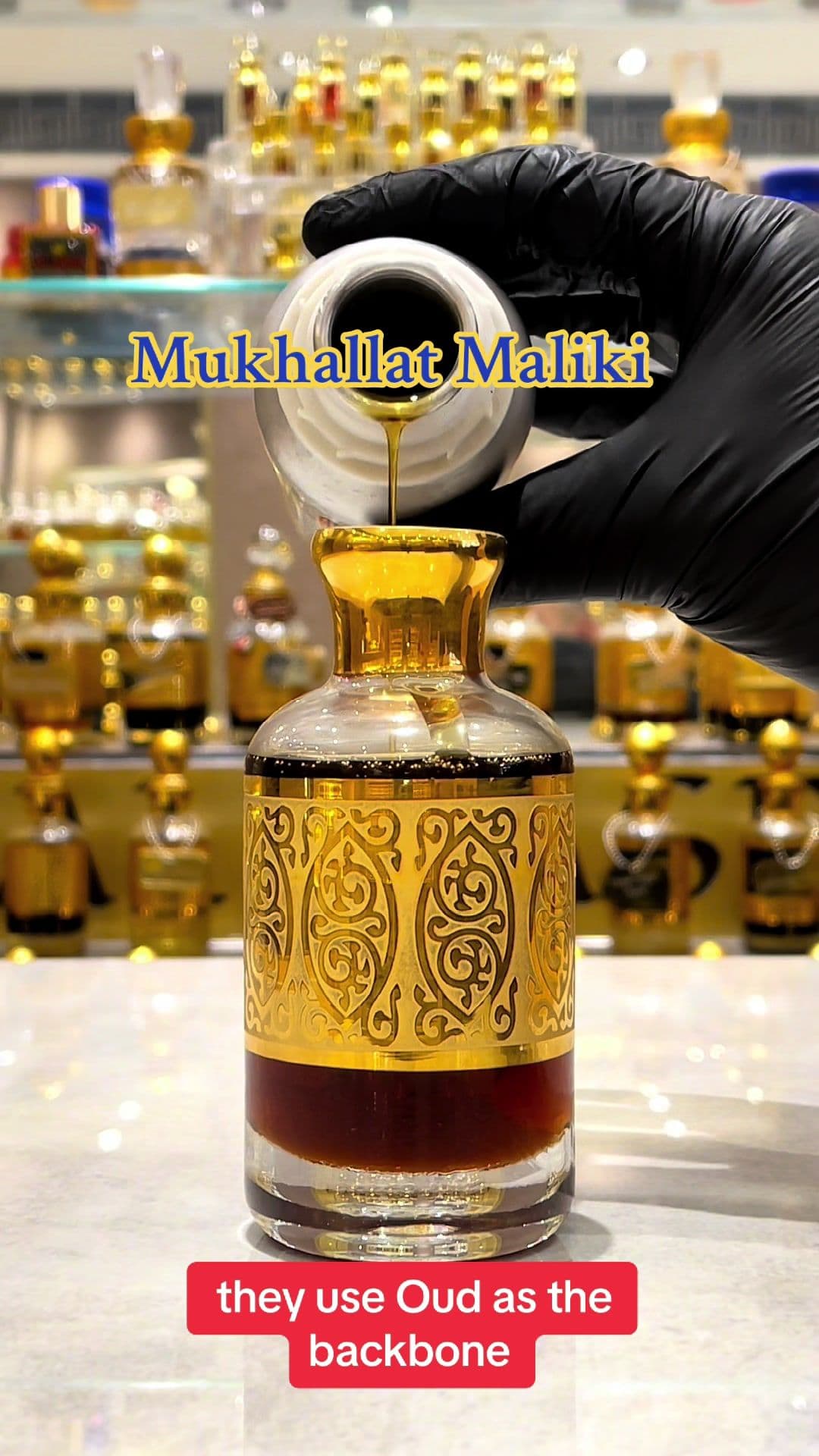 Mukhallat Maliki is a royal grade Mukhallat from Kannauj which is the heart of natural perfume. Made with many perfume ingredients with the main notes being Oud, Amber and Saffron. www.alqasrperfumes.com #attar #mukhallat #naturalperfume #musk #oud #ambergris #saffron #muhallatmaliki #fyp #foryoupage #oldham #uk #usa #canada #australia #qatar #uae 