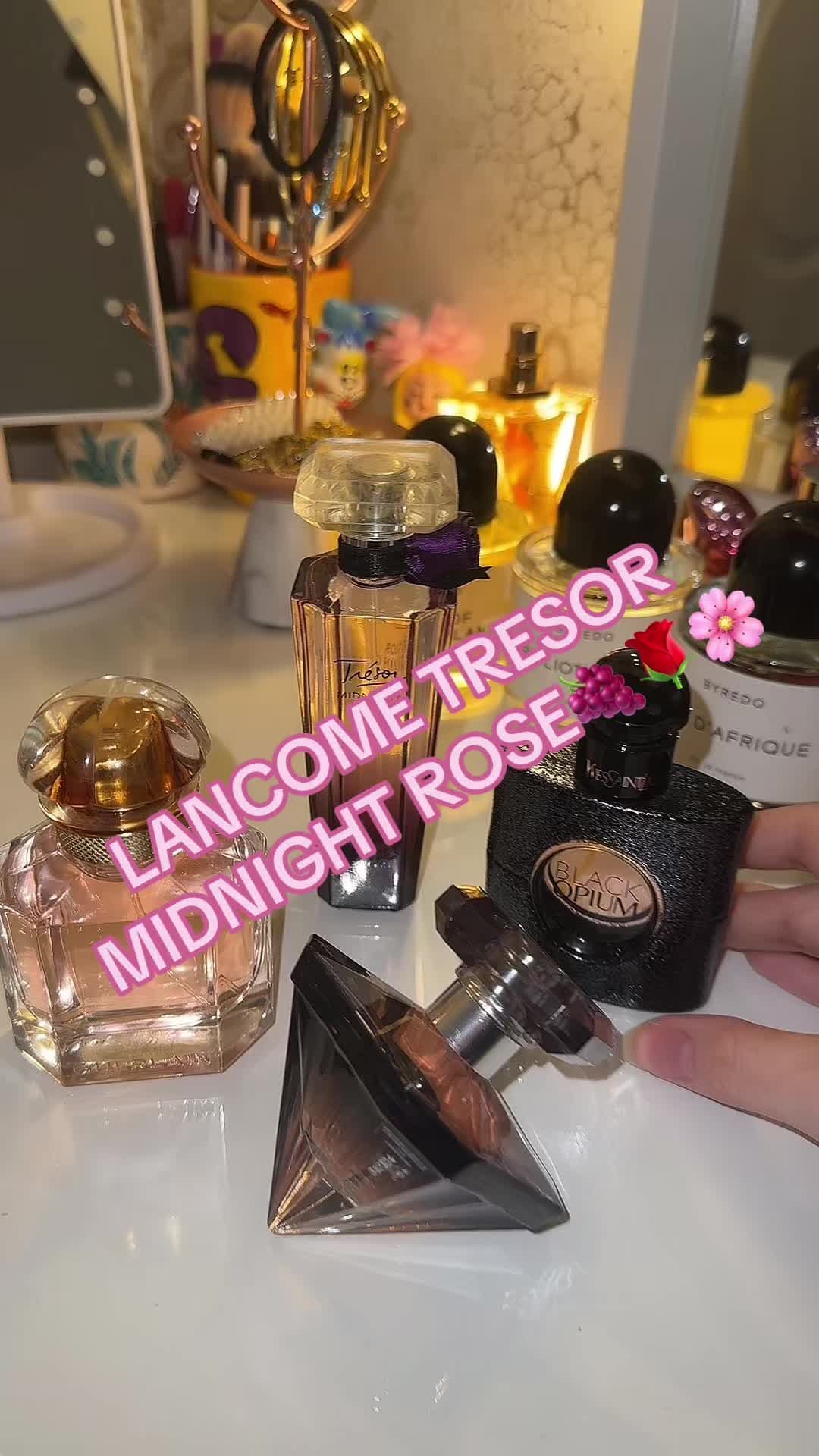 Ahududu ve gül şöleni yaşamak için birebir🌹🍇💜#jpg #parfümkoleksiyonu #parfume #byredo #parfumviral #memomarfa #byredobaldafrique #cleangirlfragrance #victoriaseceretperfume #portraitofalady #guerlaın #pradaparadoxe #diorhypnoticpoison #lancomemidnightrose #ysl #parfümönerisi #parfümönerileri 