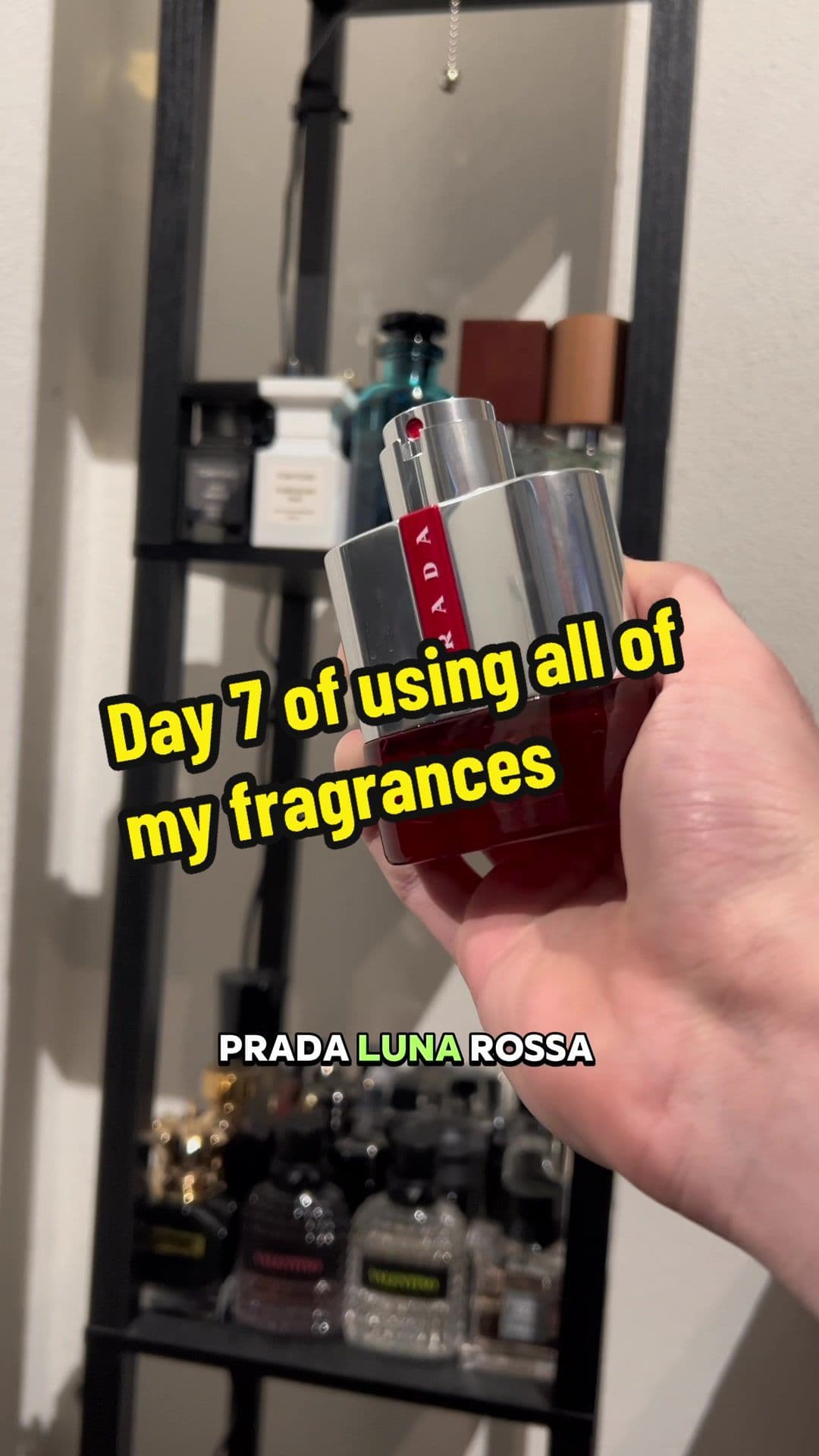 Day 7 of #usingallmyfragrances challenge in collaboration with @Sommi | Perfume and Jewellery  Prada Luna Rossa sport ❤️ #perfume #fragrance #fypシ 