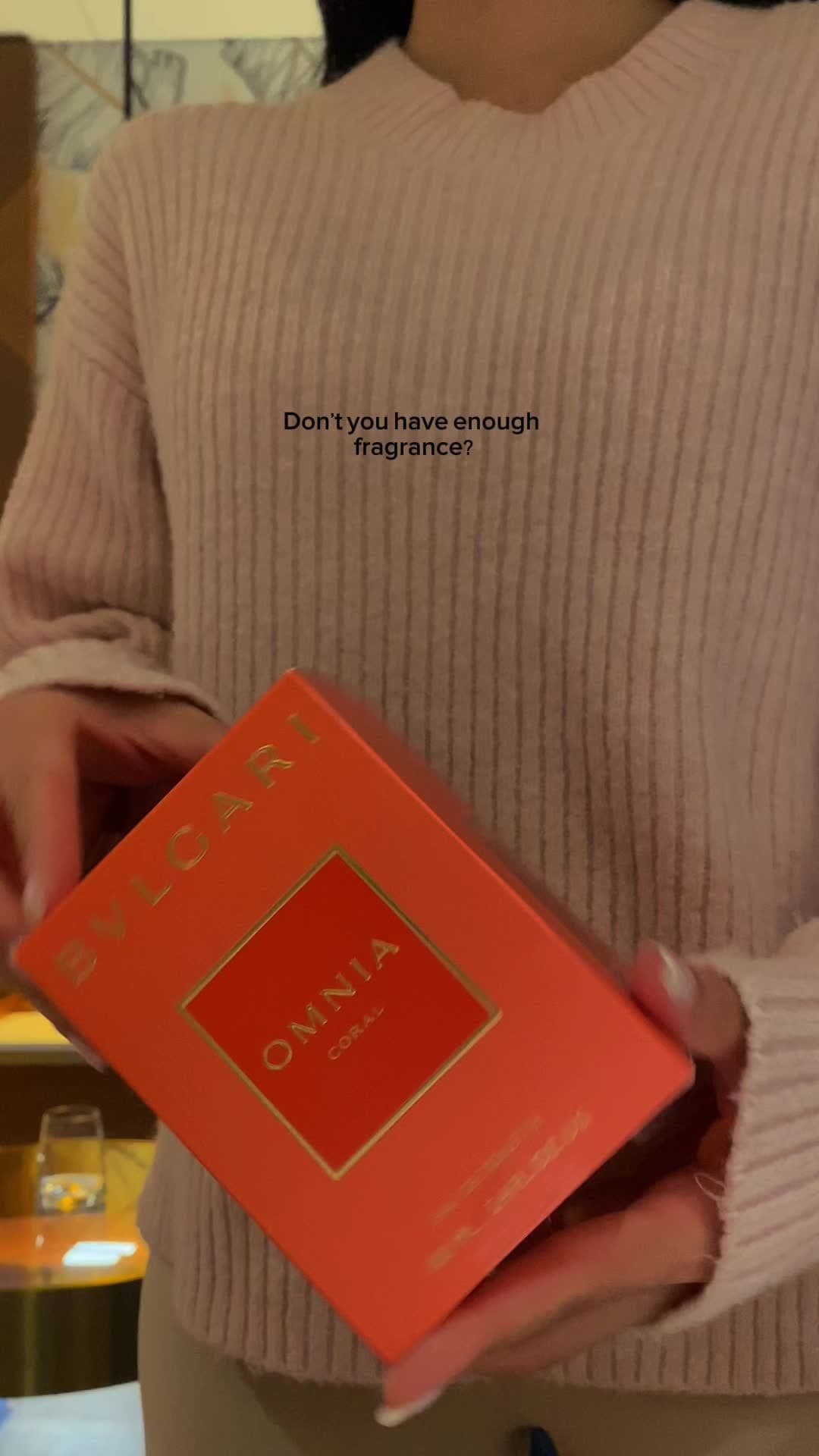 Bvlgari Coral Omnia  #fragrancetiktok #fragranceaddict #fragranceaddiction #fragrancecollection  #bvlgariparfum 