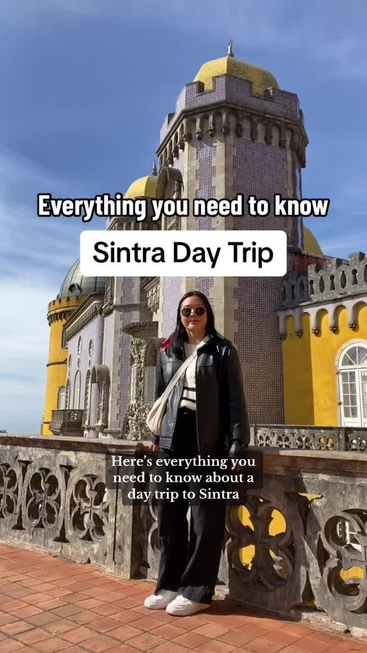 Sintra itinerary 🏰 #sintra #portugal #penapalace #lisbon #castle #garden #travel #sintradaytrip #solotravel 