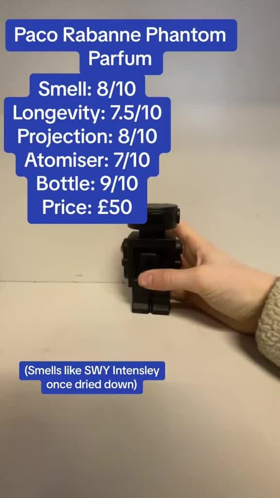 Paco Rabanne Phantom Parfum #pacorabanne #phantom #fragrance #fragrancetiktok #fragrances #pacorabannephantomparfum #fragrancereview #fragranceratings 
