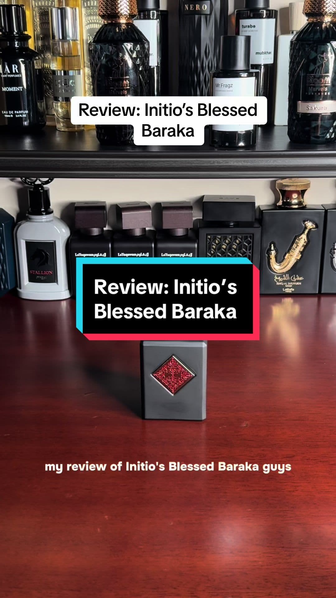 Fragrance Review: Initio’s Blessed Baraka. #mrfragz #fragrancetiktok #fragrancetok #perfumetiktok #perfumetok #colognetiktok #perfume #fragrance #fraghead #nichefragrance #initioparfums #blessedbaraka #blessedbaraka #blessedbarakainitio @The Perfume Smell 