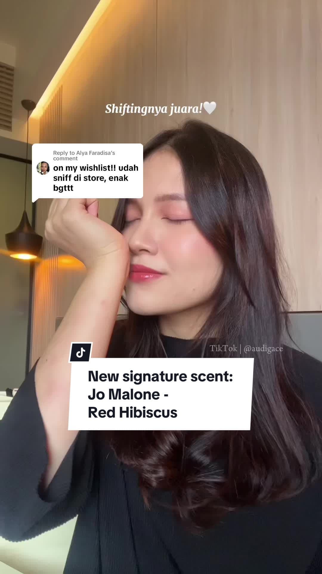 Replying to @Alya Faradisa MY NEW SIGNATURE SCENT! iloveyouuu @Jo Malone London  #jomalone #rekomendasiparfum #reviewparfum #luxuryperfume #highendperfume #jomaloneredhibiscus 