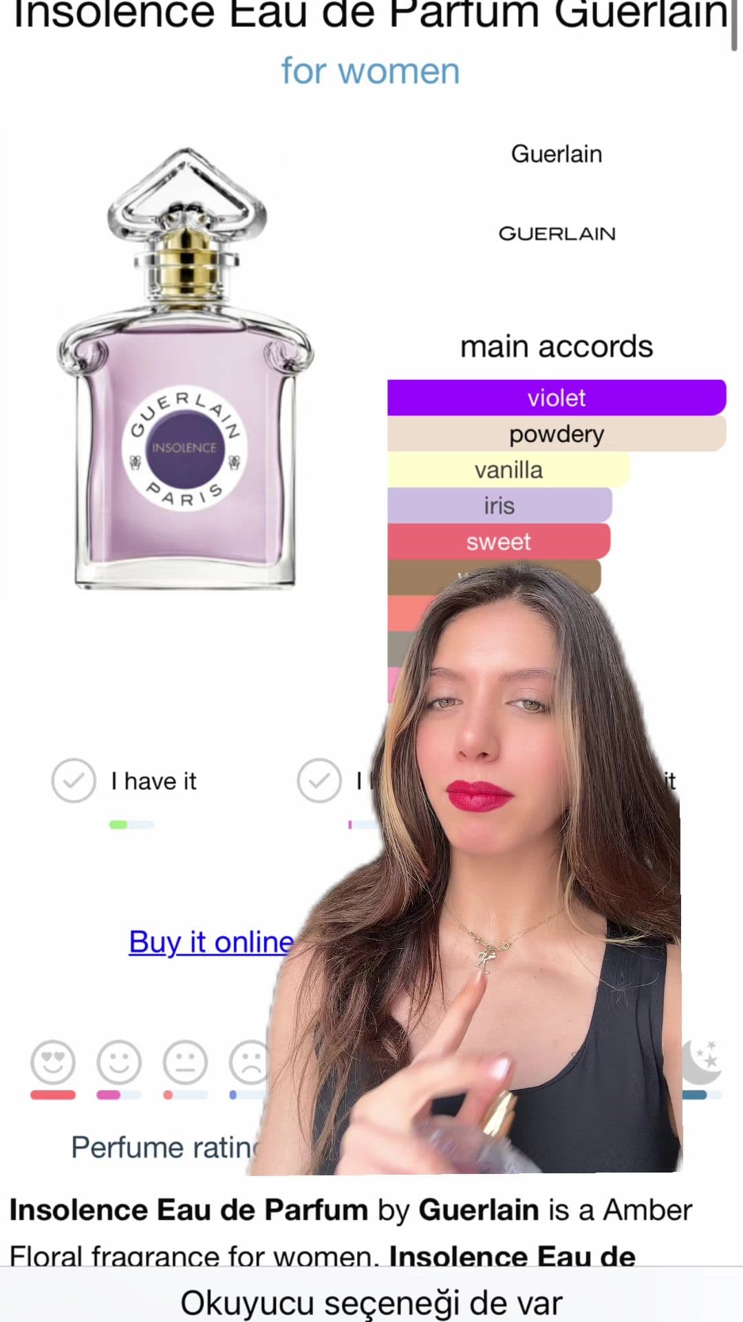 Reklam  #guerlain #insolence #guerlainparfumeur #fyp #kesft #sotd #fyy 