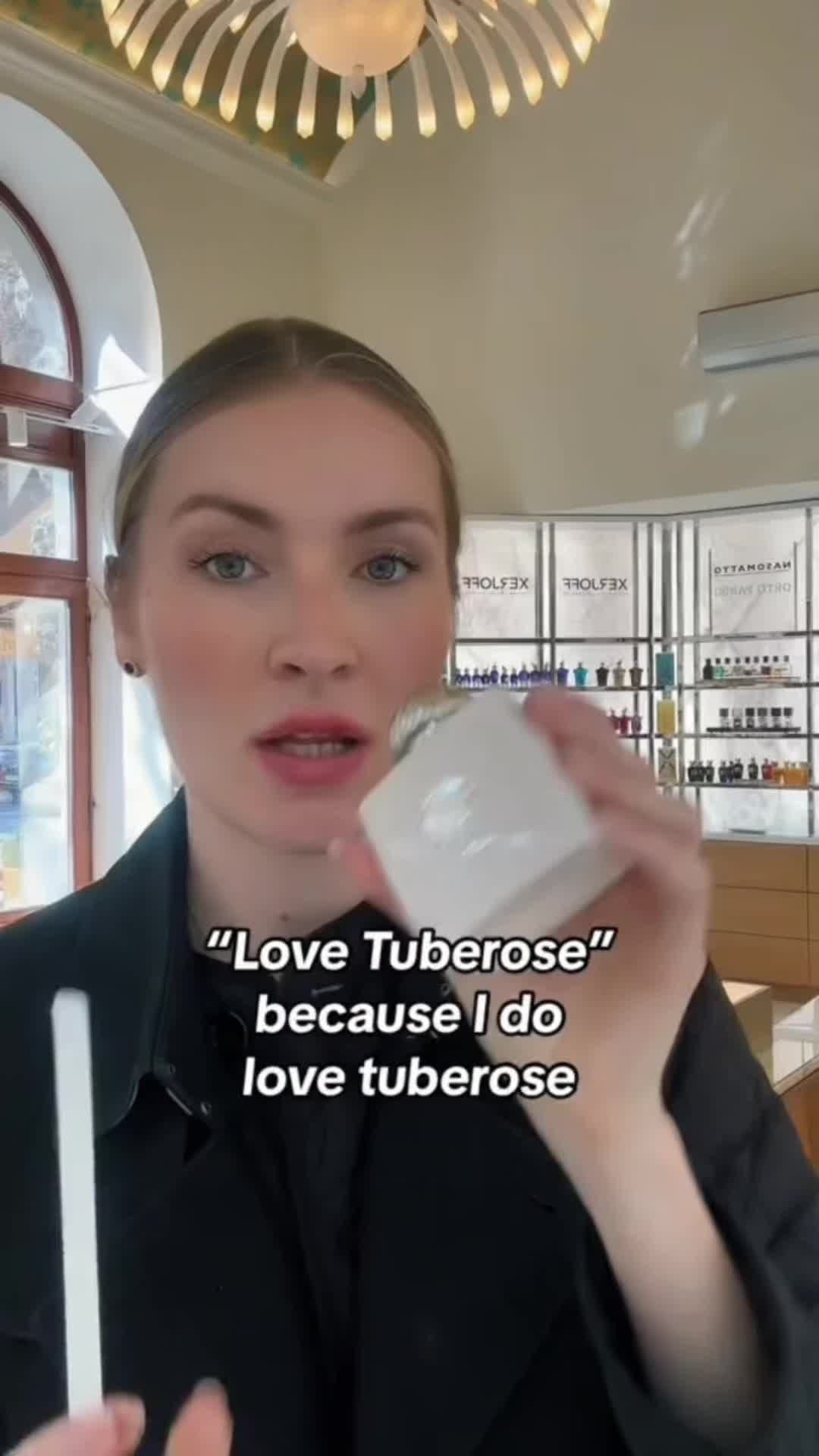 Love tuberose, creamy tuberose with the softness of chantilly cream. #perfumetiktok 