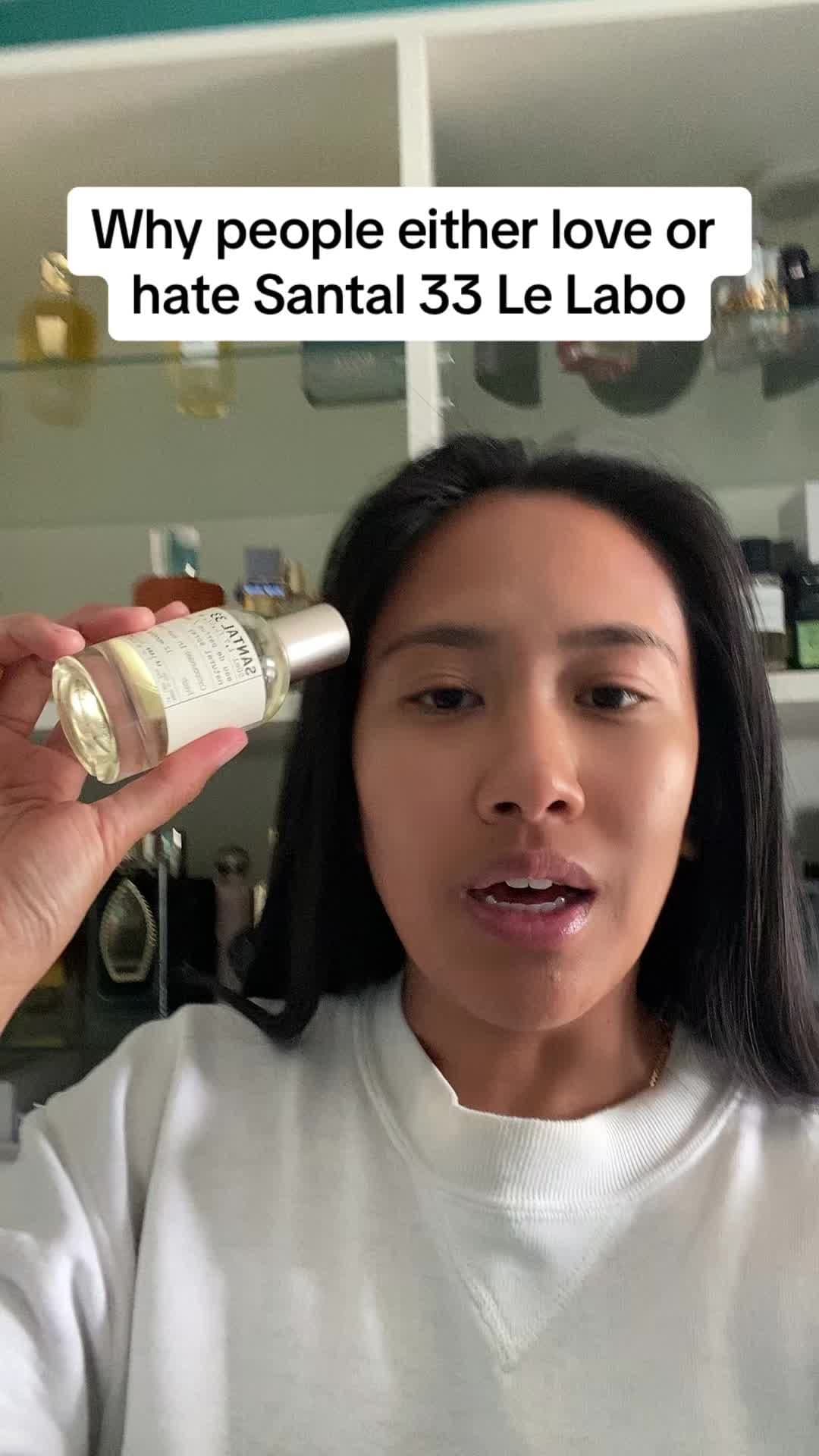 Key phase *majority of people*. Santal 33 le labo: do you love it or hate it