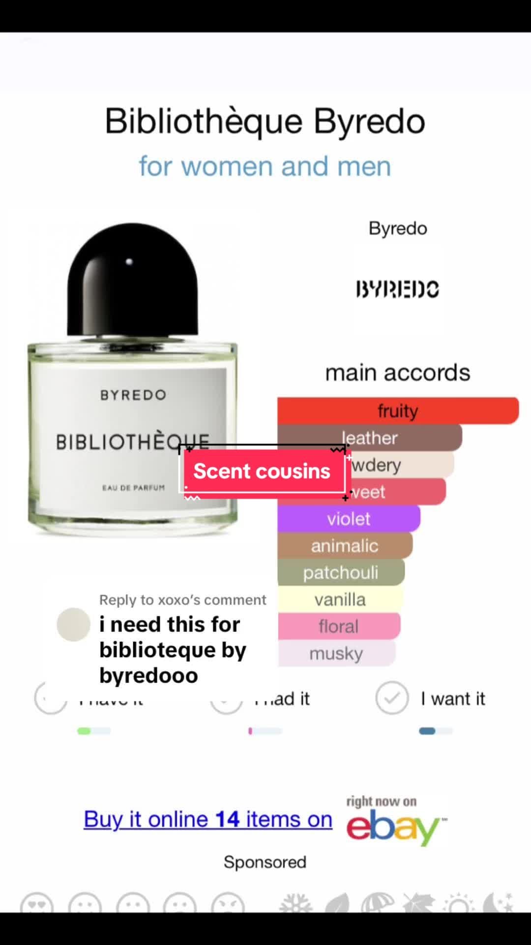 Replying to @xoxo  hope it helps! #perfumetiktok #perfumetok #perfumes #fypシ #byredo #maisonalhambra #arabperfume 
