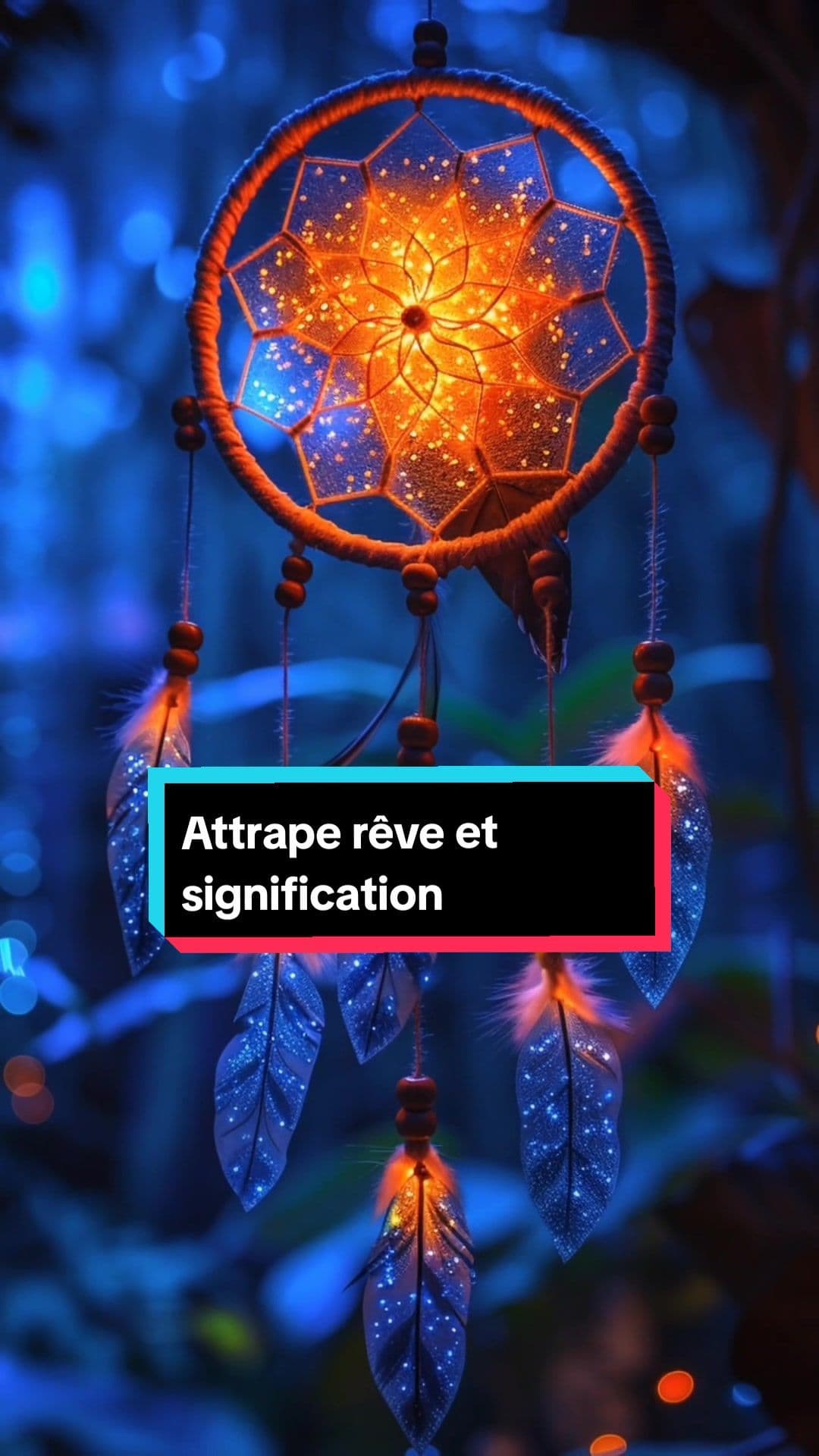 Attrape rêve ou dream catcher porte bonheur chance famille rêve #tatouage #signification #tattoo #tattoos #symbol #bonheur #protection 