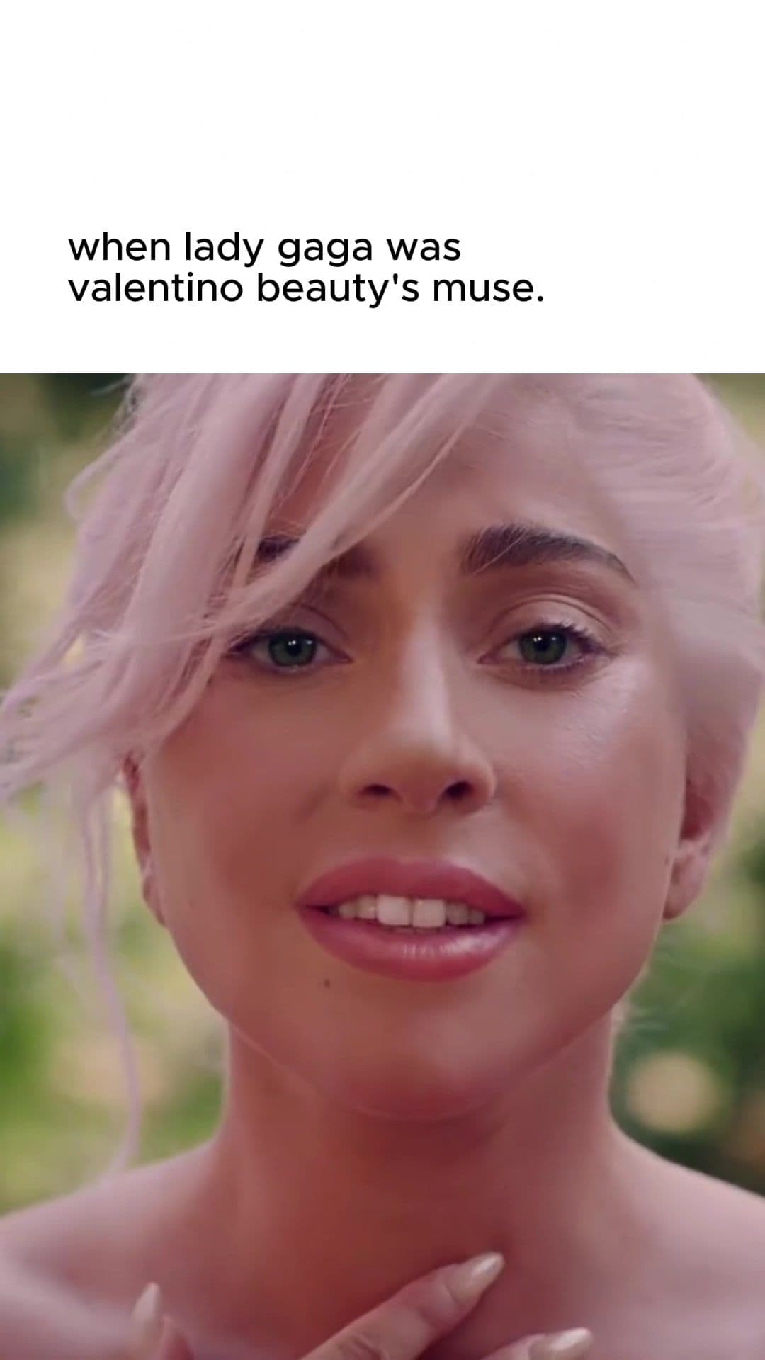 Lady Gaga was so gorgeous during this campaign ❤️ 🎥 Valentino Beauty (2021) #LadyGaga #ValentinoBeauty #VoceViva #Fragrance @ladygaga 