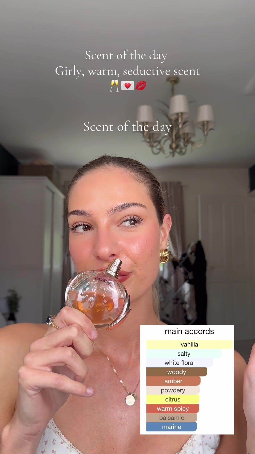 Scent of the day 💌 Olympia by Paco Rabanne  This is one of my favourite scents !  • • • #scentoftheday #perfumetiktok #pacorabanneolympia #perfumecheck #perfume #scentforwomen 