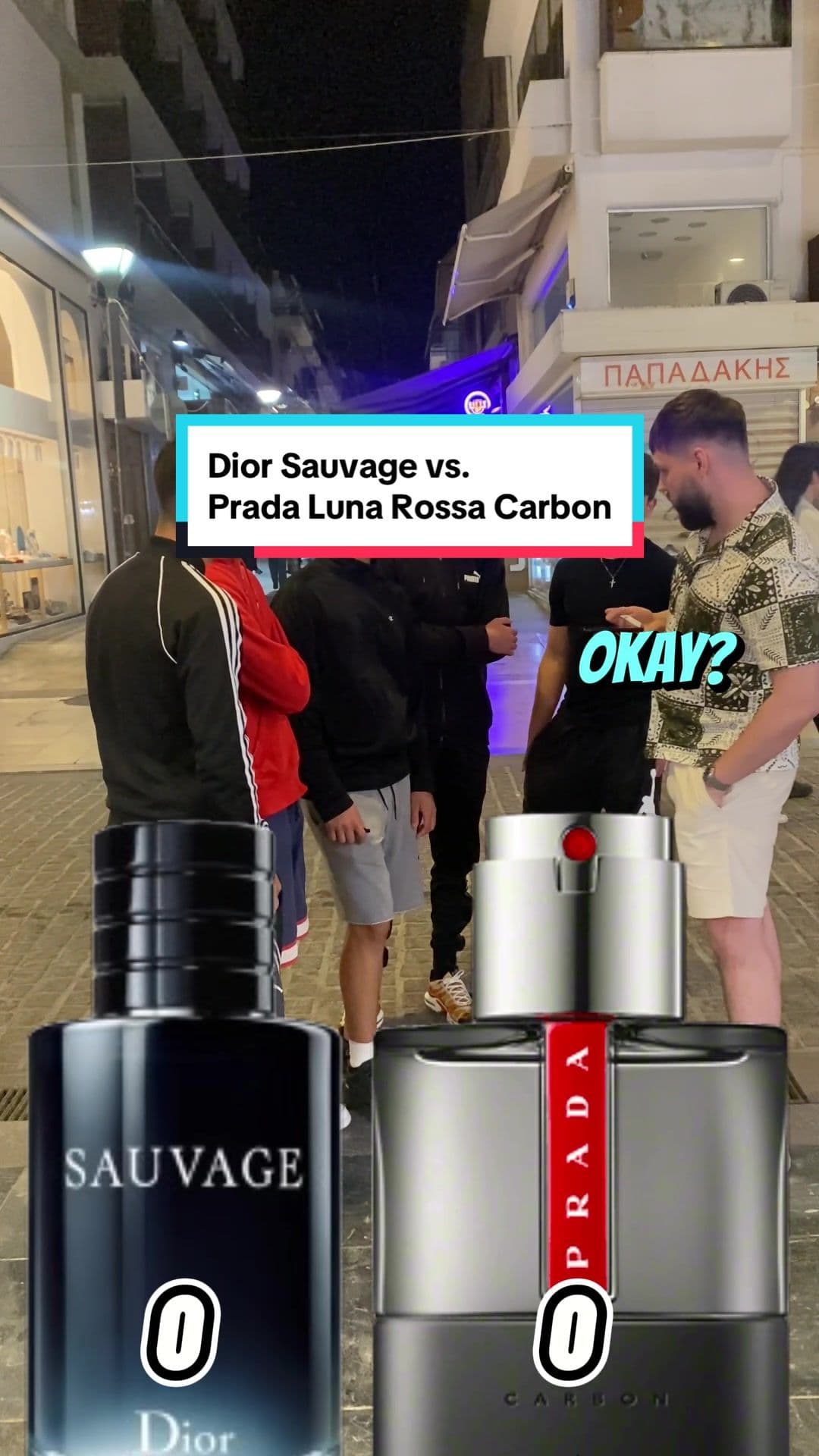 Fragrance Battle: Dior Sauvage vs. Prada Luna Rossa Carbon #perfume #fragrance #fragrancetiktok #perfumetiktok #fyp #foryoupage #fypシ #foryou #fypシ゚viral🖤tiktok #parfums #streetinterview #diorsauvage #pradalunarossa 