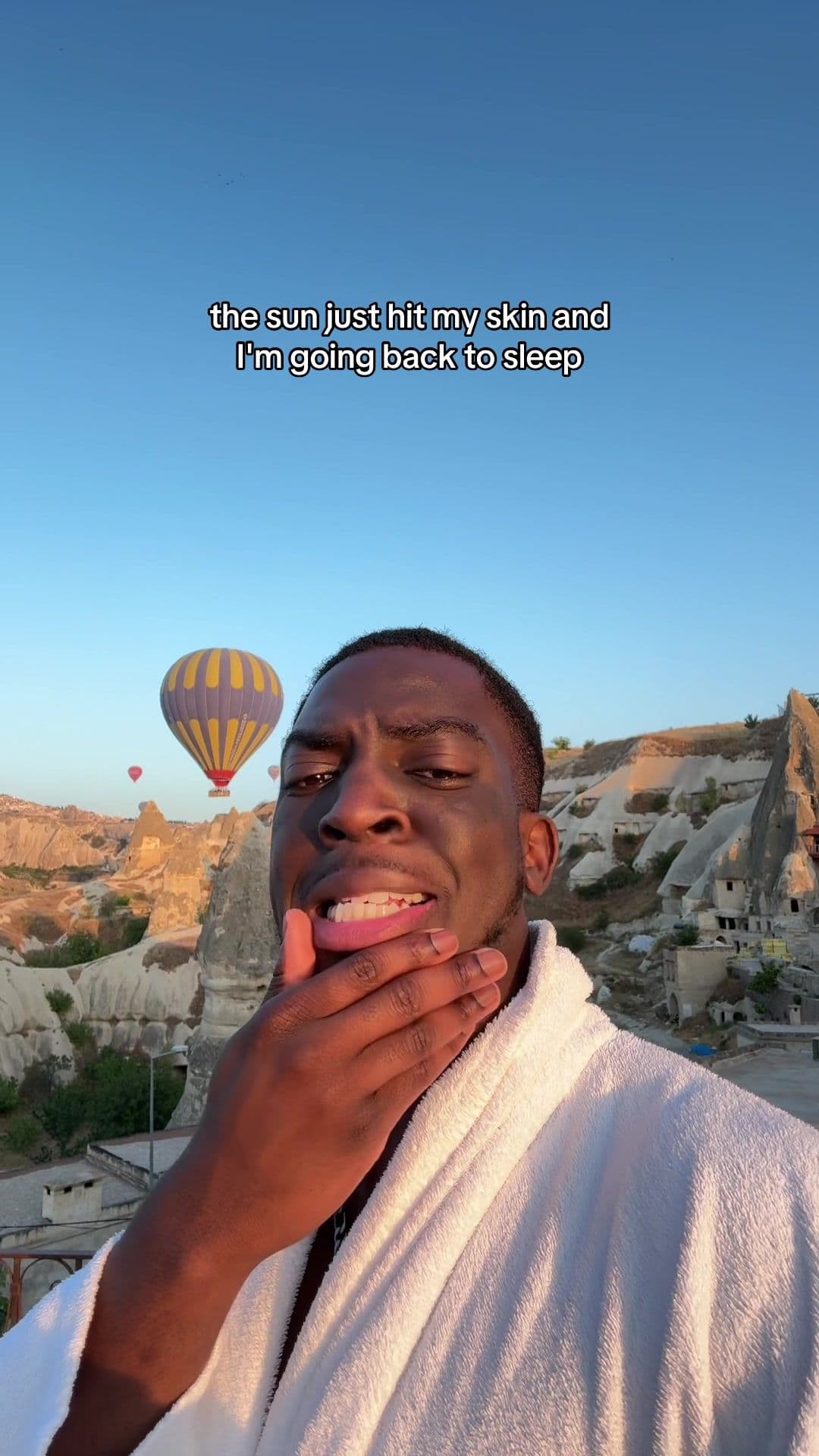 This place is magical! Cappadocia 🇹🇷 @nnennaokeke @joshryanx @Megan Mcloughlin 🦋 #cappadocia #holiday #hotairballoon #travelwithmoyo 