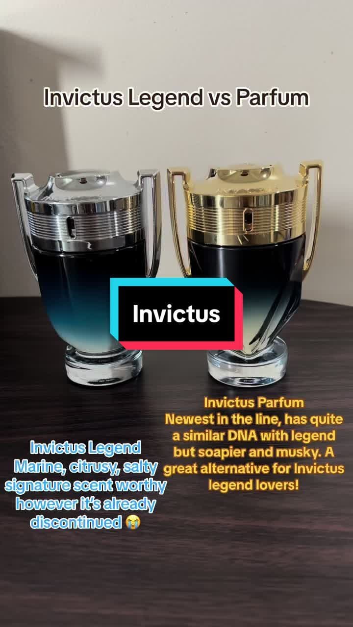 Invictus Legend vs Invictus Parfum! Choose your poison!!! #fragrancetiktok #fragheadsphilippines #invictuslegend #invictusparfum #fyp #fypシ゚viral 