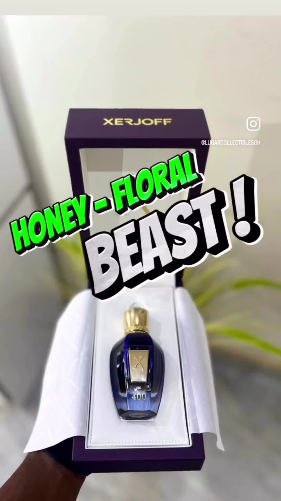 XERJOFF JTC 400 50ml EDP 🏷️: 3,000gh  This might as well be one of xerjoff’s potent fragrances. It is characterized by potent blend of florals, honey and vanilla. Maybe we can just call this ‘’a floral Naxos’’. Minimal spritz is advised. Unisex but leans feminine due to it’s floral nature. #perfumestiktok #perfumes #smellgood #ghanatiktok🇬🇭 