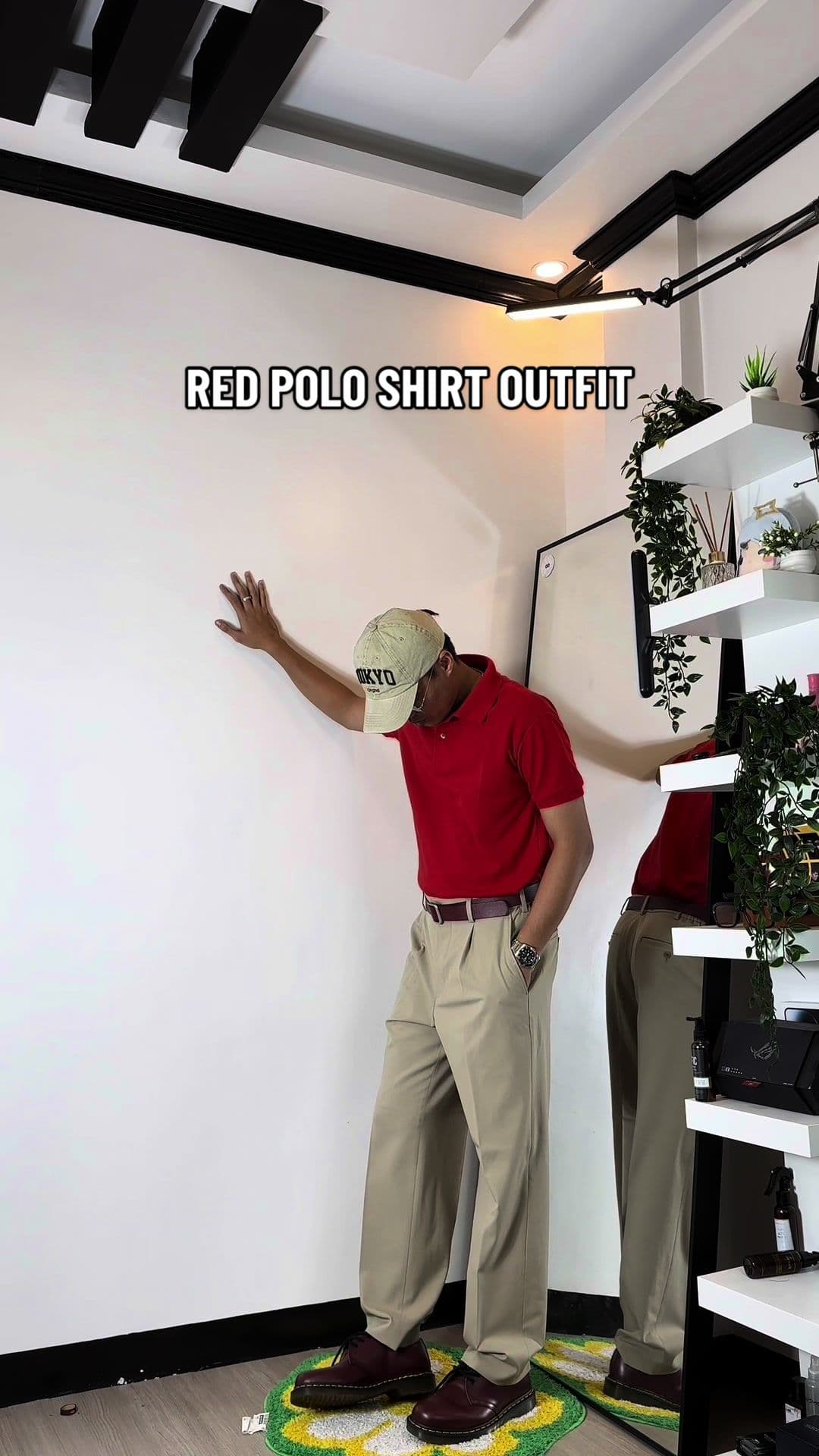 Replying to @Jiswaci Red Polo Shirt Outfit!🤝 Lesgoo! #poloshirt  #Titooutfit #lifelinepoloshirt #Redpoloshirt #Justuwa #Fashion #fyp 