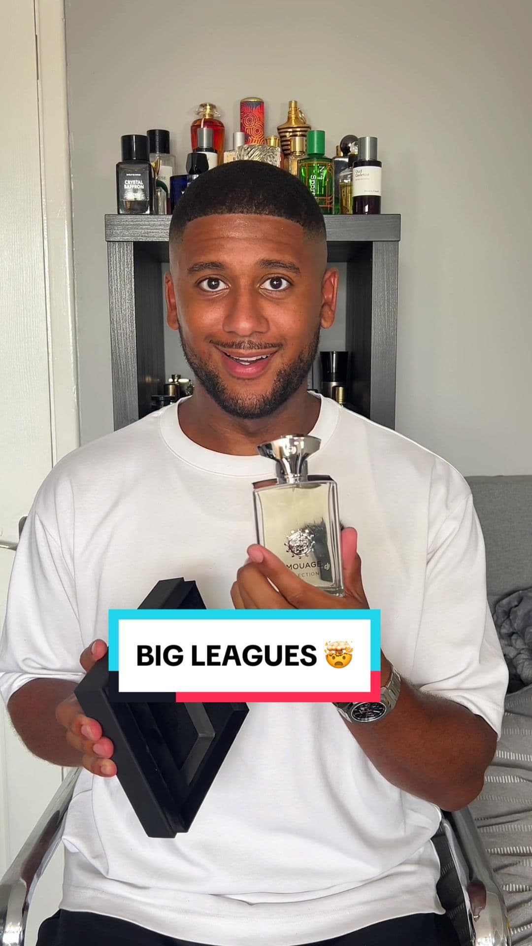 Can’t stop, won’t stop! Shout out all of you supporting me & to the big boys for recognising the work! 📈 #perfumetiktok #fragrancetiktok #fyp #viral #amouage #tjtalksscents @AMOUAGE 