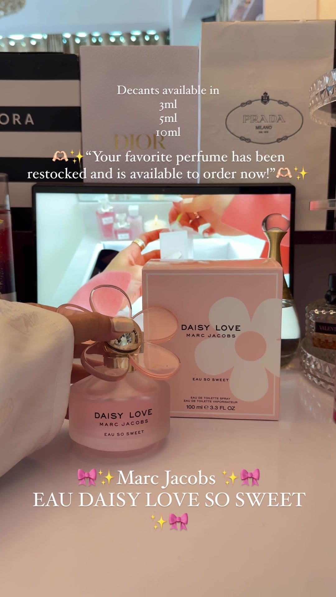 DAISY LOVE EAU SO SWEET BY MARC JACOBS✨🌷