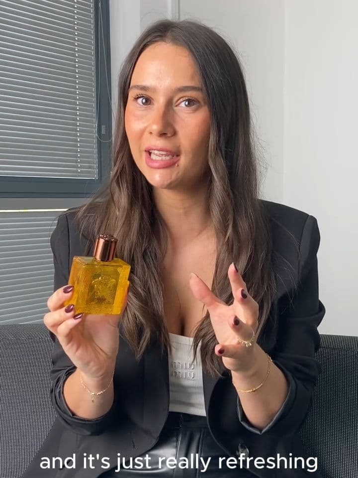 Launched today! If you love citrus fragrances, you'll love @versace Eros Energy! 🍋🍈#versaceerosenergy #erosenergy #citrusfragrance #sotd #perfumetok #perfumetiktok