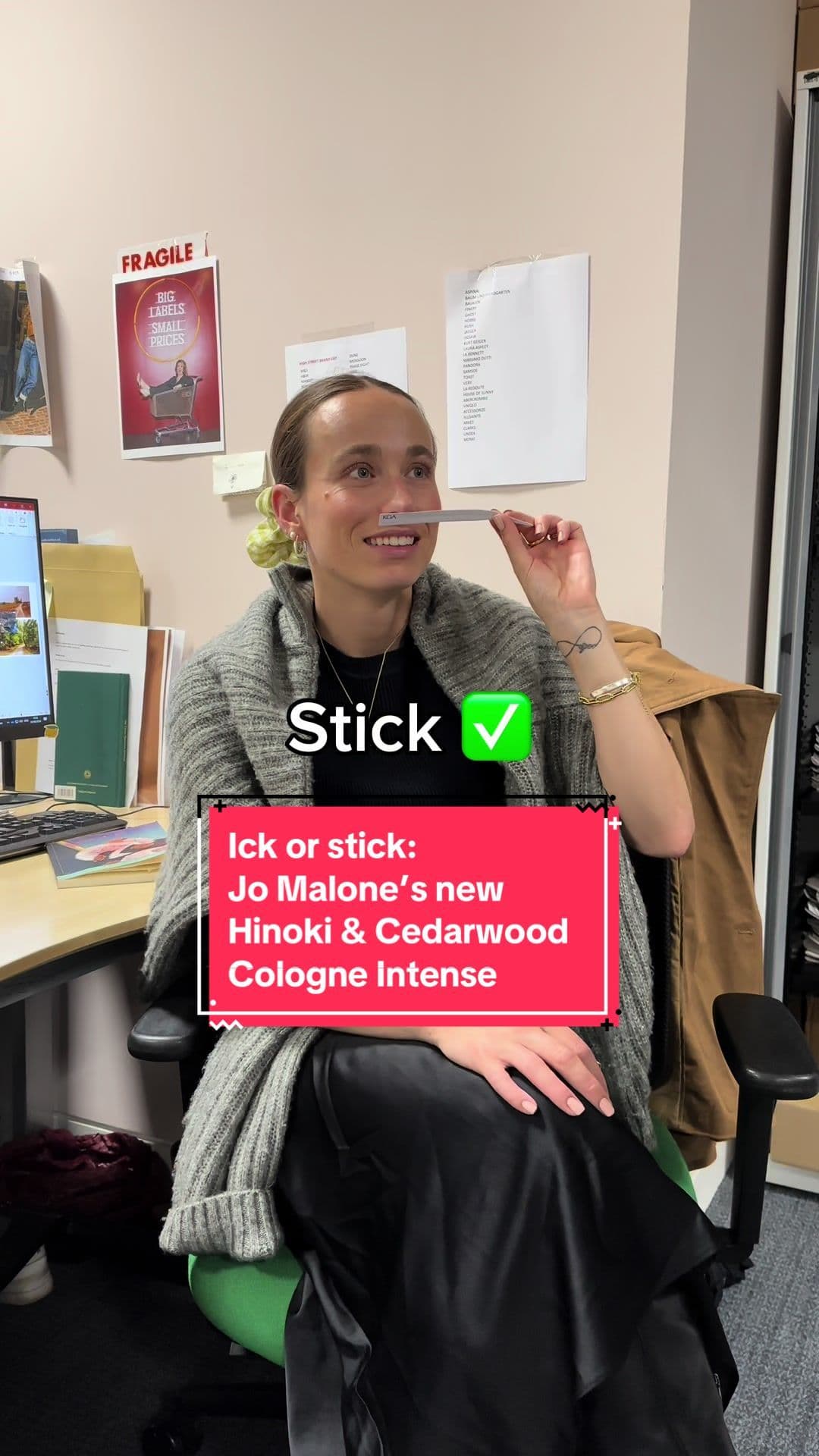 The YOU team play another game of ick or stick with Jo Malone’s new Hinoki & Cedarwood Cologne Intense  #perfumetiktok #youmagazine #beautytok 