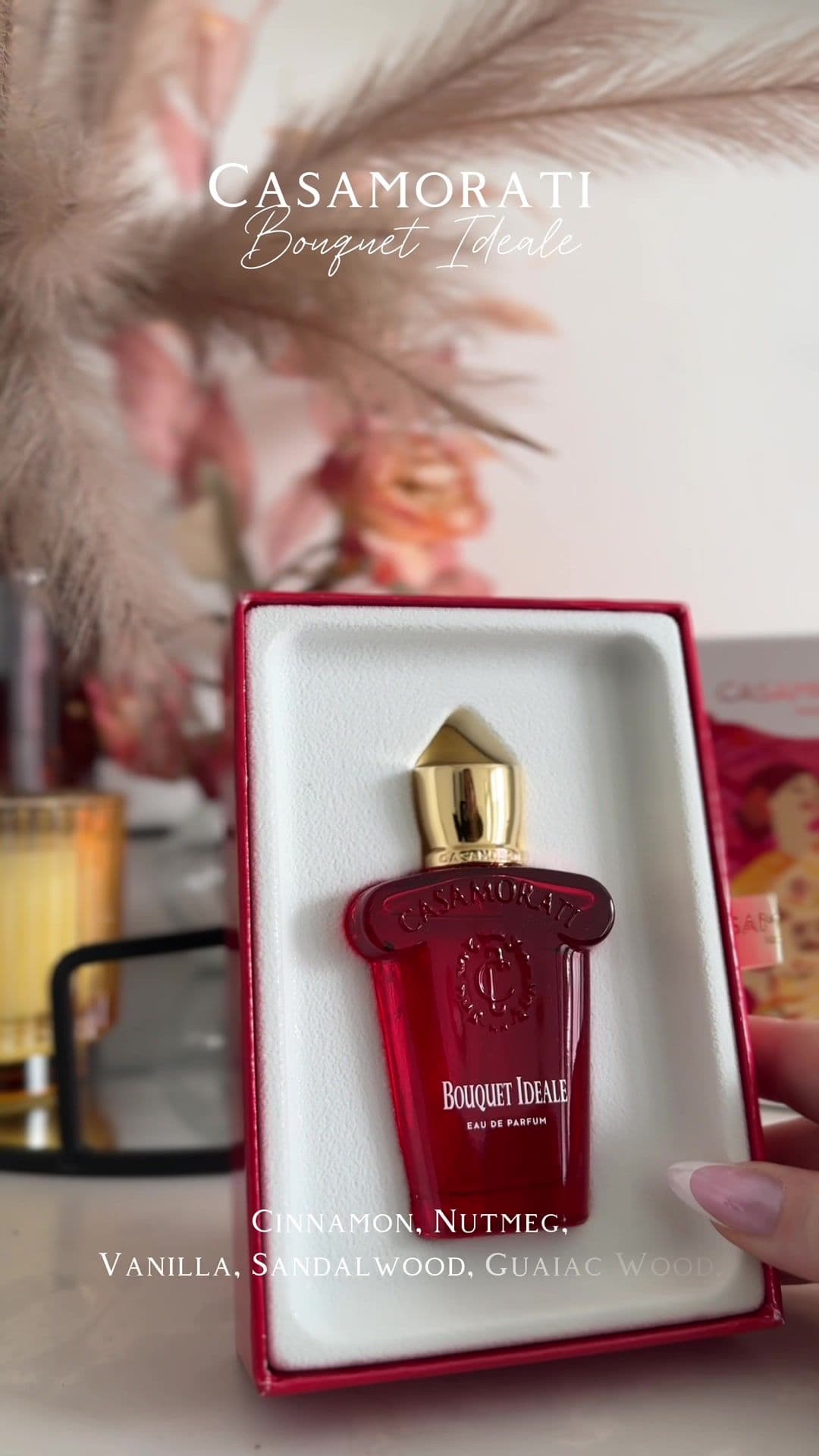 One of THE BEST scents i have ever got my nose on 😍 this is the sexiest most addicting fragrance ever, i was weary when I saw the tobacco leaf note as in very picky with certain notes but this is blended so perfectly i could cry!  This is THE date night scent if there ever was one. This gives city nights in a leather jacket and knee boots 😍 im truly obsessed!! @Xerjoff you couldnt of done it better! #xerjoff #bouquetideale #datenightperfume #fragrancetok #perfumetok 