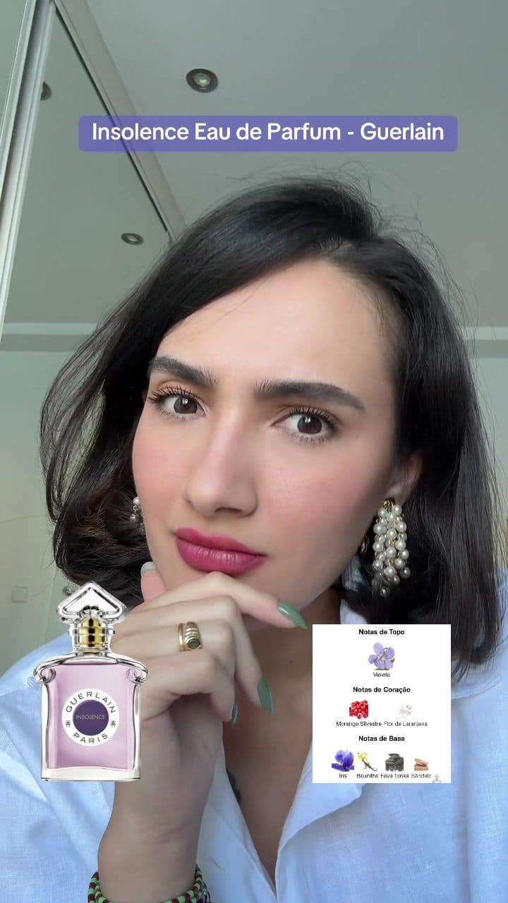 Respondendo a @Flávia Tavares Insolence Eau de Parfum Guerlain é uma coisa de louco! #perfume #perfumetok #fragrance #guerlain 