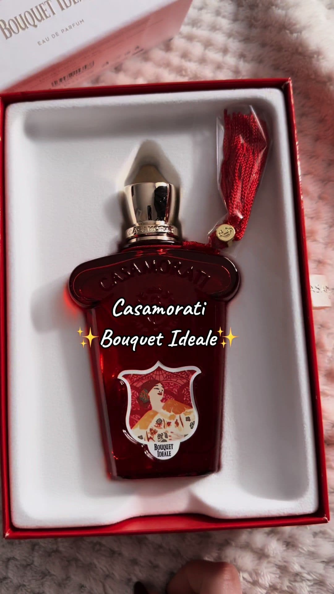 Love at first sniff♥️ #casamoratibouquetideale #perfumetok #xerjoff #perfume #perfumetiktok #fyp #unboxing 