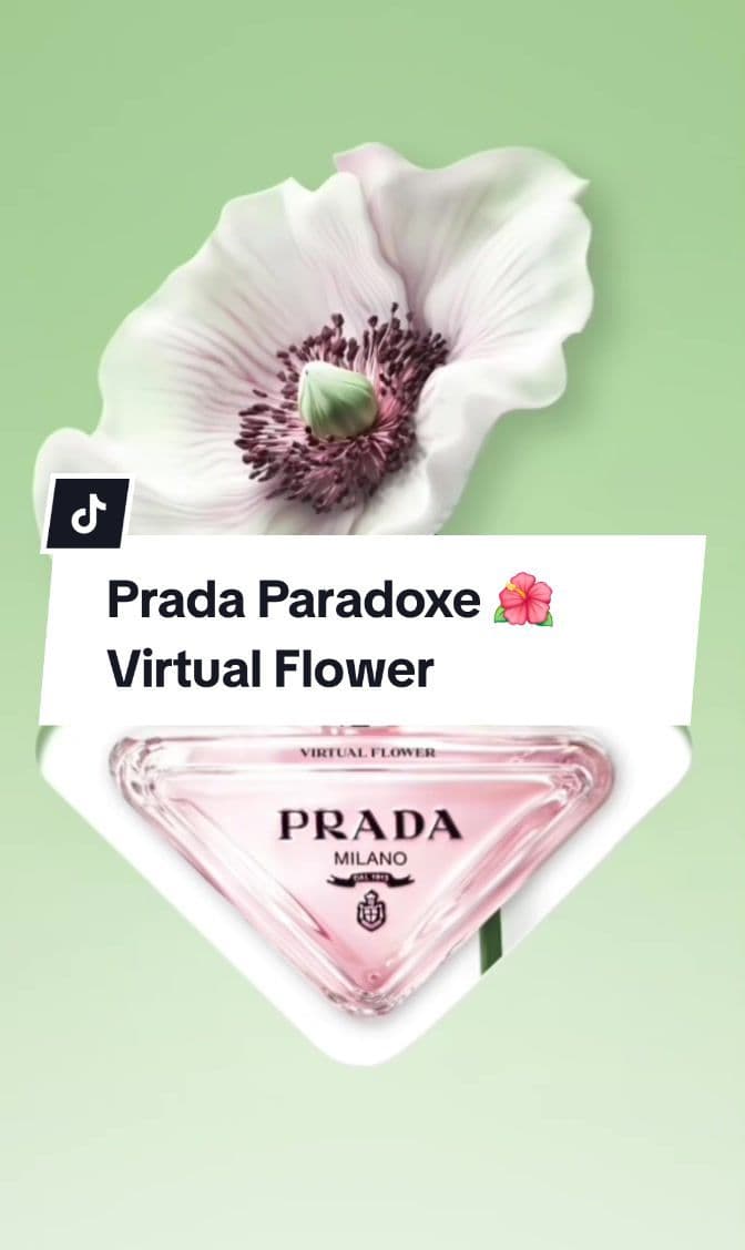 🌺 Prada Paradoxe Virtual Flower de Prada é um perfume Floral Feminino. A nota de topo é Bergamota. As notas de coração são: Jasmim e Néroli. As notas de fundo são: Almíscar e Ambreta.  #perfumesimportados #perfumetiktok #fypシ゚viral #fyp #pradaparadoxe #pradamilano 
