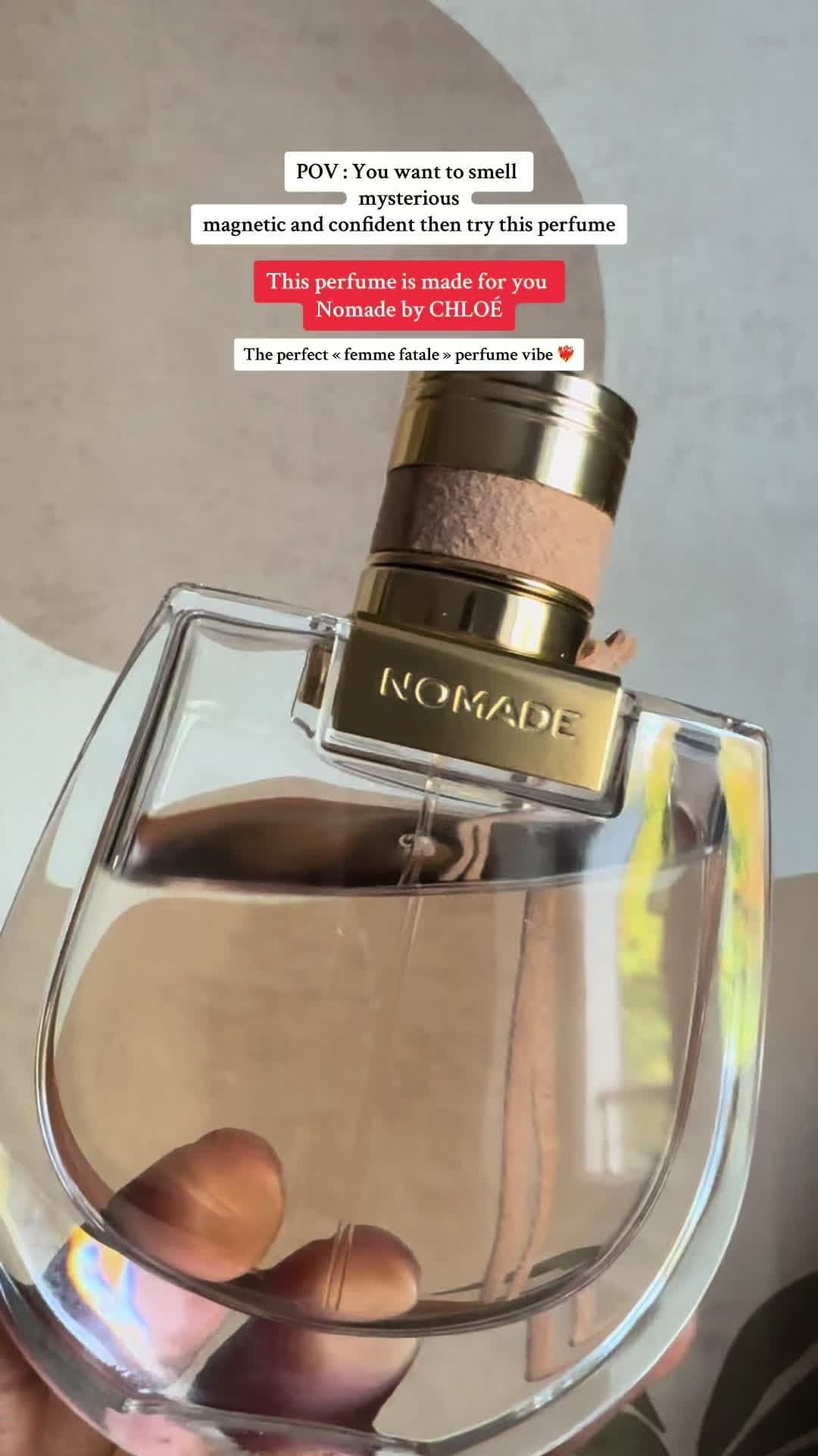 This is such an underrated designer perfume with a niche quality 🤍 save for later 🥰 if you want to smell mysterious, magnetic and confident ✨ #nomadechloe #perfumetiktok #perfumes #sentirbon #teamquisentbon #fypシ゚ #pourtoi 