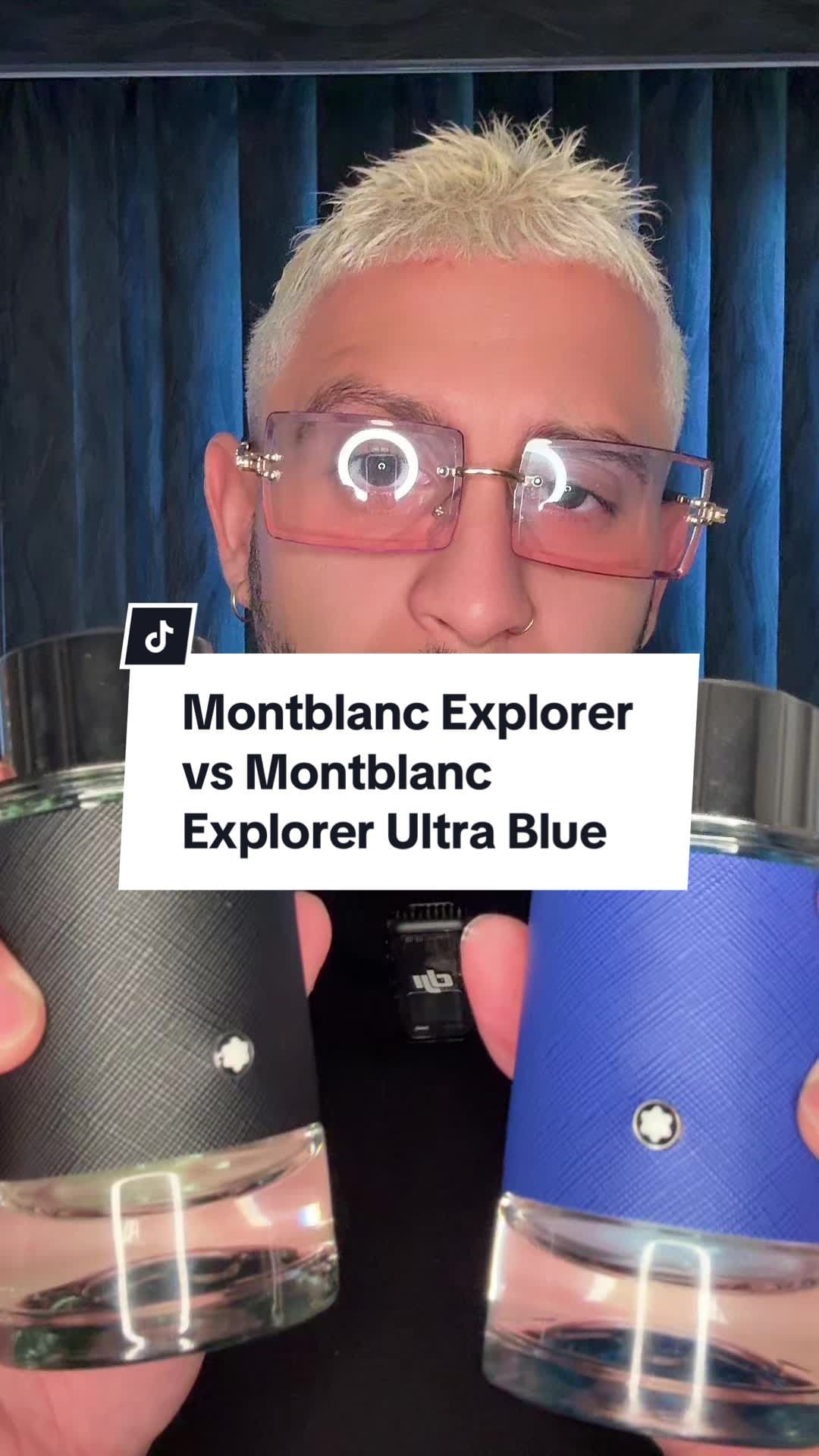 Montblanc Explorer vs Montblanc Explorer Ultra Blue #montblanc #fragrance #fragrancetok #fragranceinfluencer #fragrancetiktok 