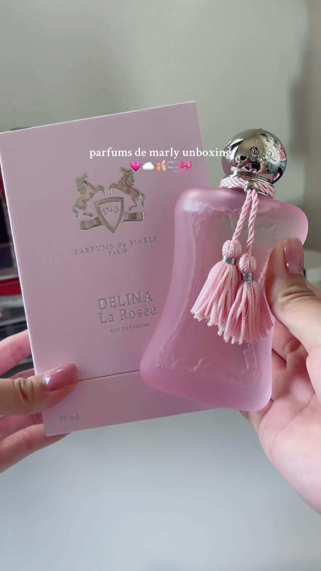 @Parfums de Marly Delina La Rosée unboxing — my dream perfume! 💗☁️🩰🫧🎀 #parfumsdemarly #delinalarosee #delina #delinaperfume #perfume #perfumetiktok #perfumetok #luxury #luxuryunboxing #unboxing #fyp 