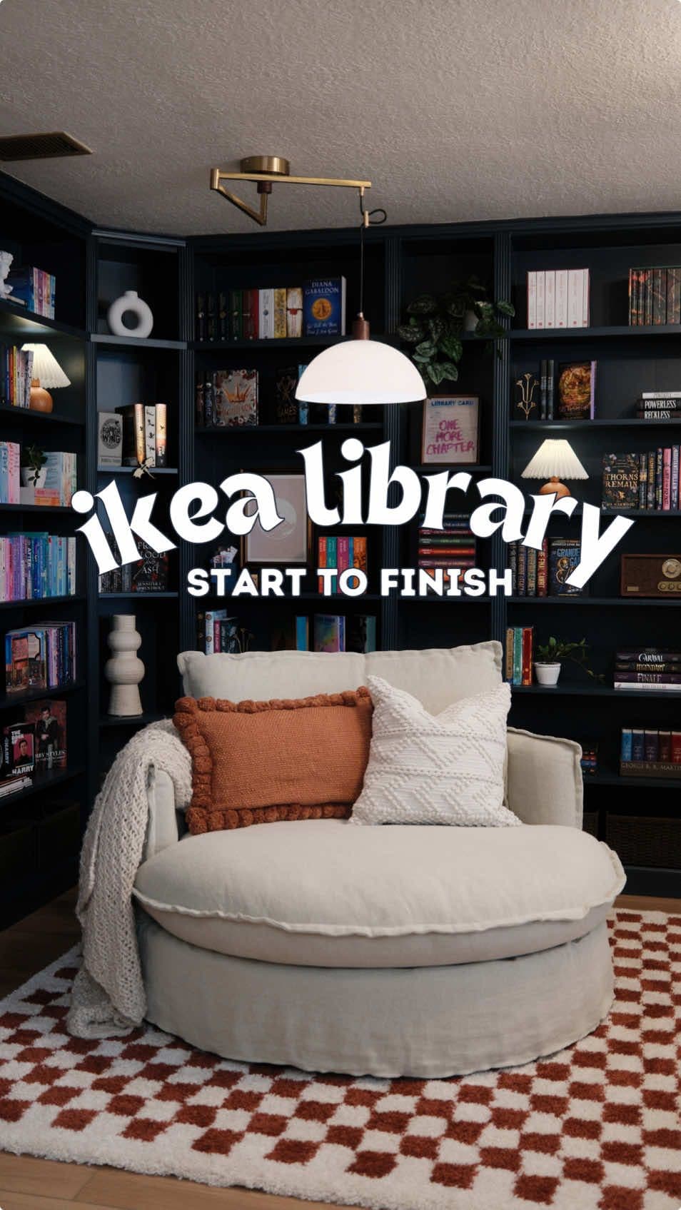 Full start to finish process! Ikea billy bookcases for the win 🙌🏼 follow for more DIYs #bookish #booktok #bookstagram #bookworm #booklover #library #ikealibrary #ikeahack #billybookcase #billybookcasehack #billyhack #lifehack #diyhack #diyproject