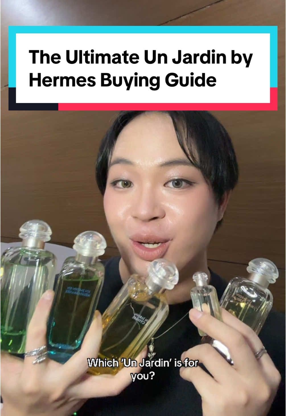 Been getting a lot of requests to do a buying guide of the ENTIRE Un Jardin line from Hermes, so here it goes! Hope you were able to find the right Un Jardin for you~ 💕 Mentioned: - Un Jardin Sur Le Toit - Un Jardin Sur La Lagune - Un Jardin En Mediteranee - Un Jardin Sur Le Nil - Le Jardin De Monsieur Li - Un Jardin Appres La Mousson - Un Jardin A Cythere #fyp #fypage #foryourpage #perfumes #perfumeph #perfumetiktok #perfumetok #pabango #fragrance #fragrancetiktok #fragrancetok #luxuryperfume #buyingguide #designerperfume #hermes #perfumerecommendations #perfumesforwomen #perfumesformen 