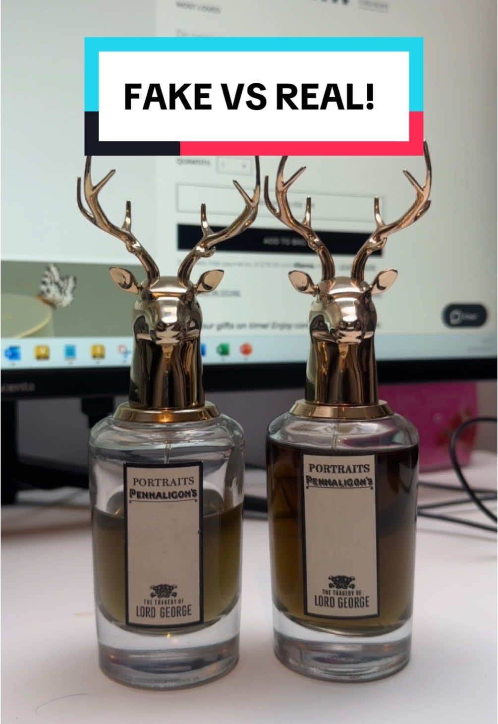 Luckily I got my money back but look at this fake penhaligons Lord George! #fragrancedubois #gentlefluidity #triumpofbacchus #apom #PerfumeAddict #SignatureScent #penhaligons #ScentStory #tragedyoflordgeorge 