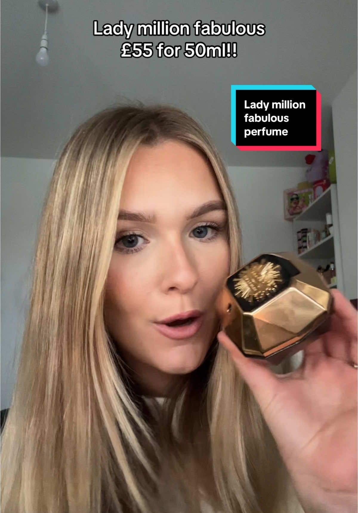 £55 for 50ml😍 #ladymillionfabulous #ladymillion #perfumetiktok #perfumetok #ladymillionpacorabanne 