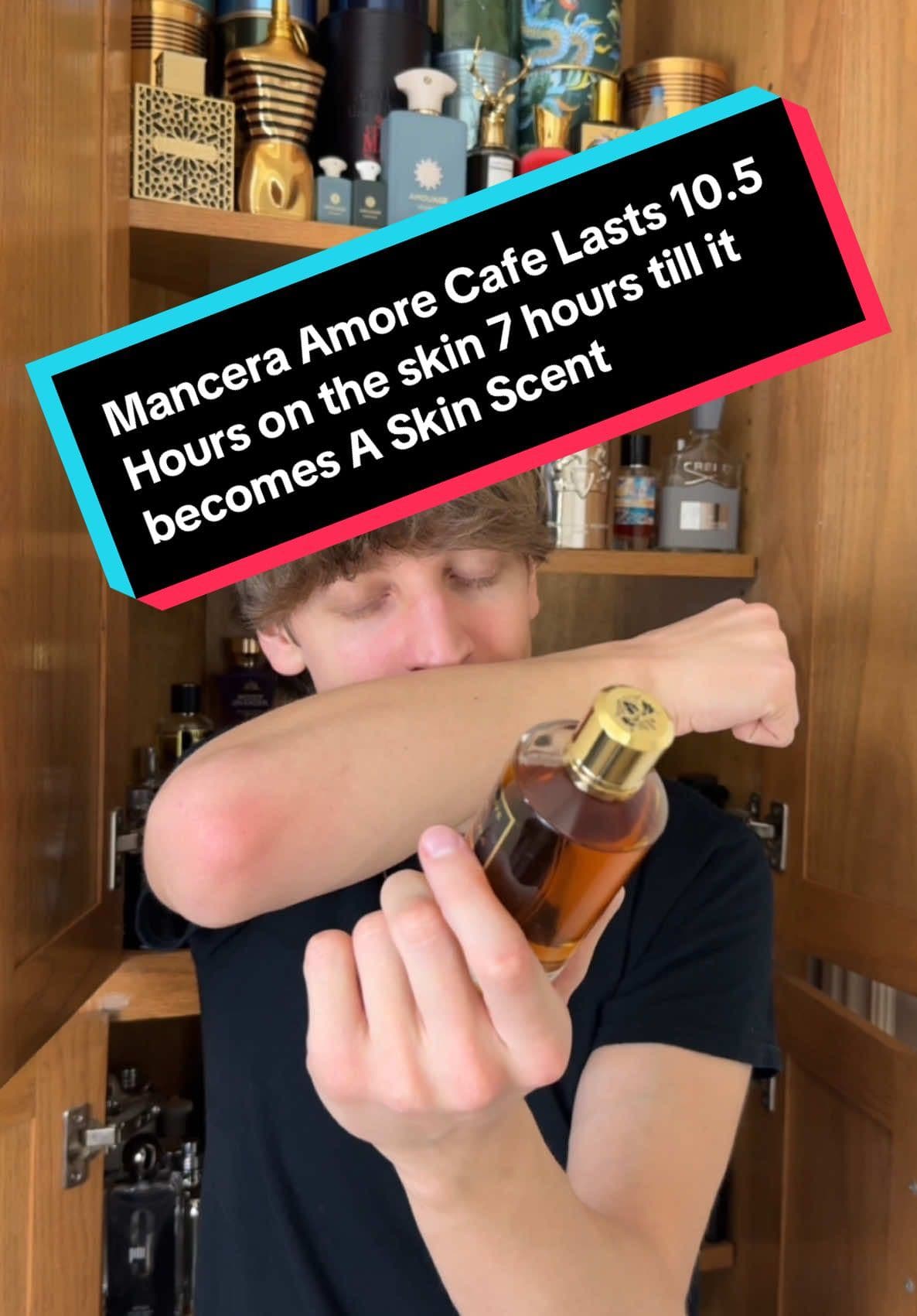 Mancera Amore Cafe Lasts 10.5 Hours on the skin 7 hours till it becomes A Skin Scent #fragranceknowledge #cologne #mensfragrance 