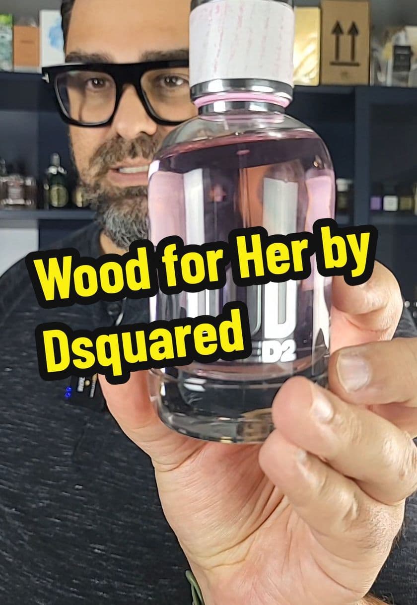 Scent of the Afternoo  is Wood for Her by Dsquared.  A teenager scent, Raspberry sweetness as the primary.  #robes08 #fragrance #youtubers #perfumetiktok #sotd #foryou #fyp #cologne #fragrancetiktok #scentoftheday #dsquared2 #woodforher 