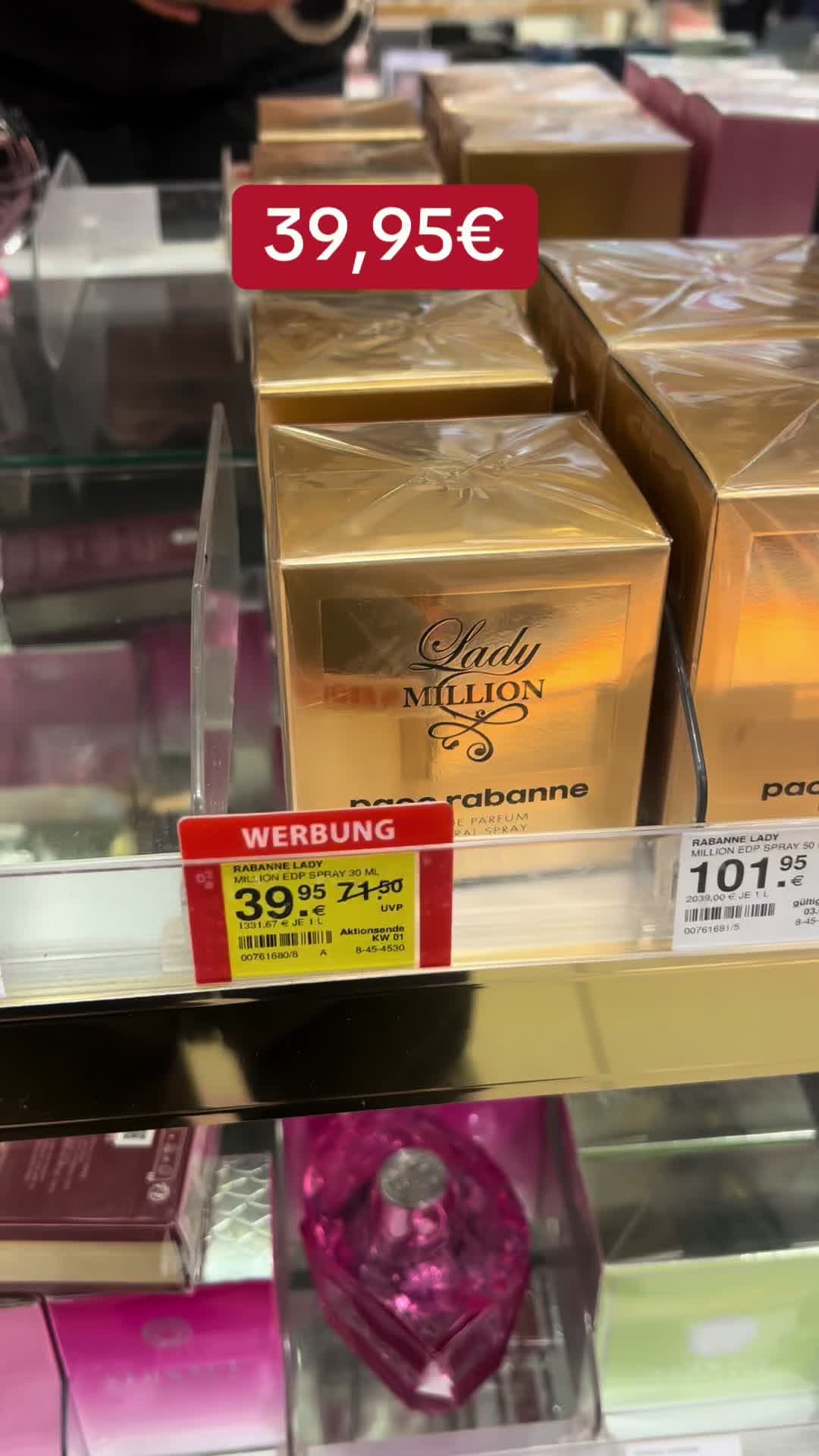 Aktuell RABANNE LADY MILZ ION EDP SPRAY 30 ML39,95€ #aktuell #dm #fy #fayp#kpop #aldi 